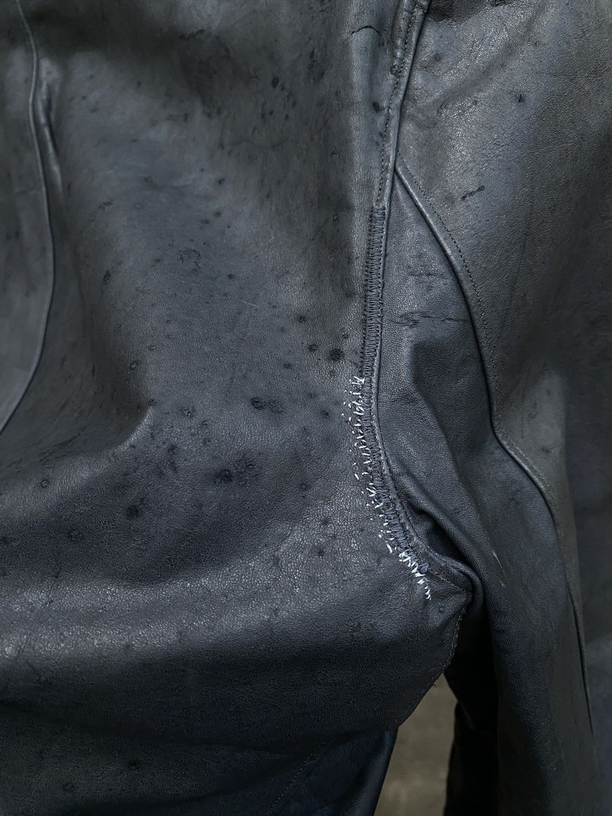 Carol Christian Poell Carol Christian Poell S/S 00/01 Leather Light Jacket Size US XS / EU 42 / 0 - 15 Thumbnail