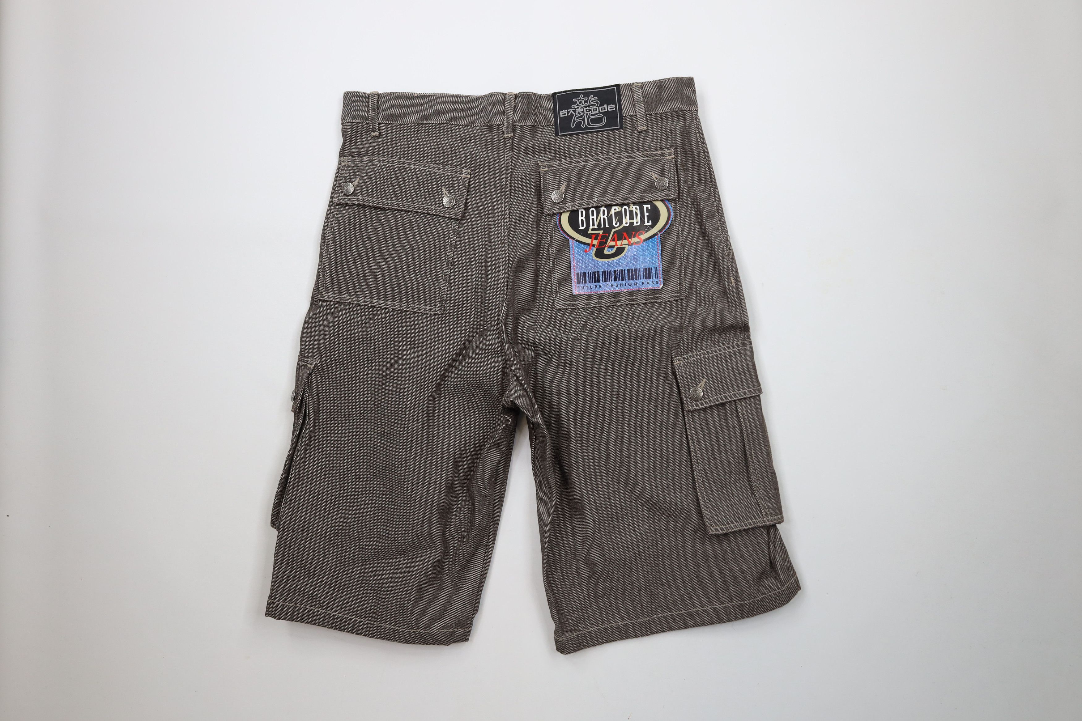Vintage Deadstock Vintage 90s Y2K Streetwear Cargo Shorts Cotton Size US 38 / EU 54 - 8 Thumbnail