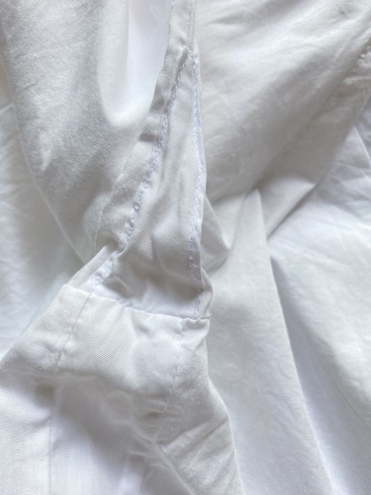 Japanese Brand PEACE NOW Punk Y2K Asymmetrical Hem White Shirt Size S / US 4 / IT 40 - 6 Thumbnail