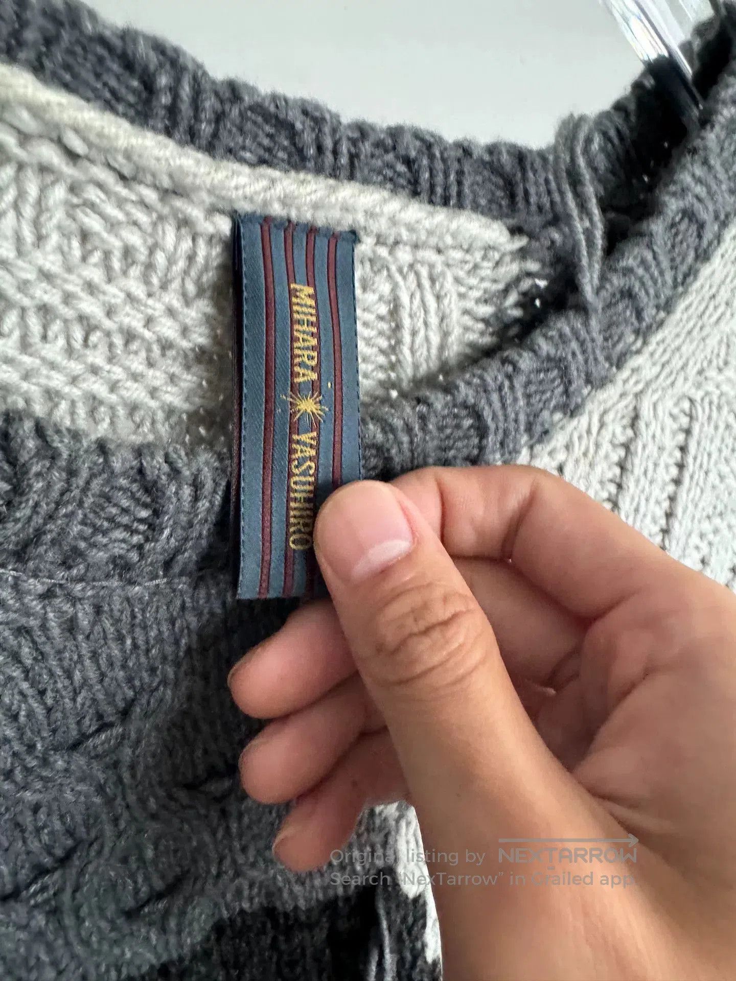Maison MIHARA YASUHIRO Mihara Yasuhiro Patchwork Sweater Size 44. Size US S / EU 44-46 / 1 - 4 Thumbnail