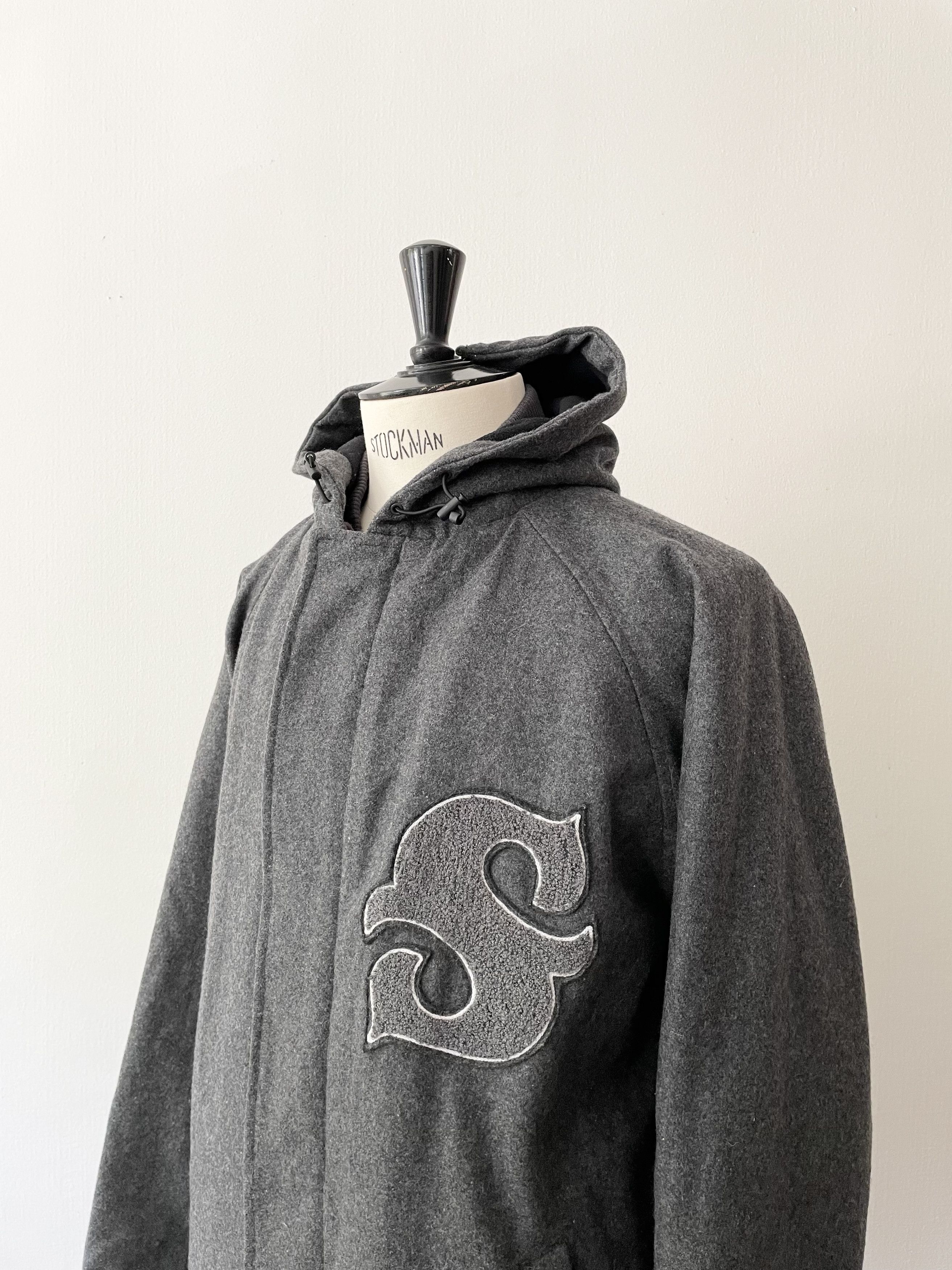 Stussy RARE! 90s Stussy Wool Parka - Large Size US L / EU 52-54 / 3 - 3 Thumbnail