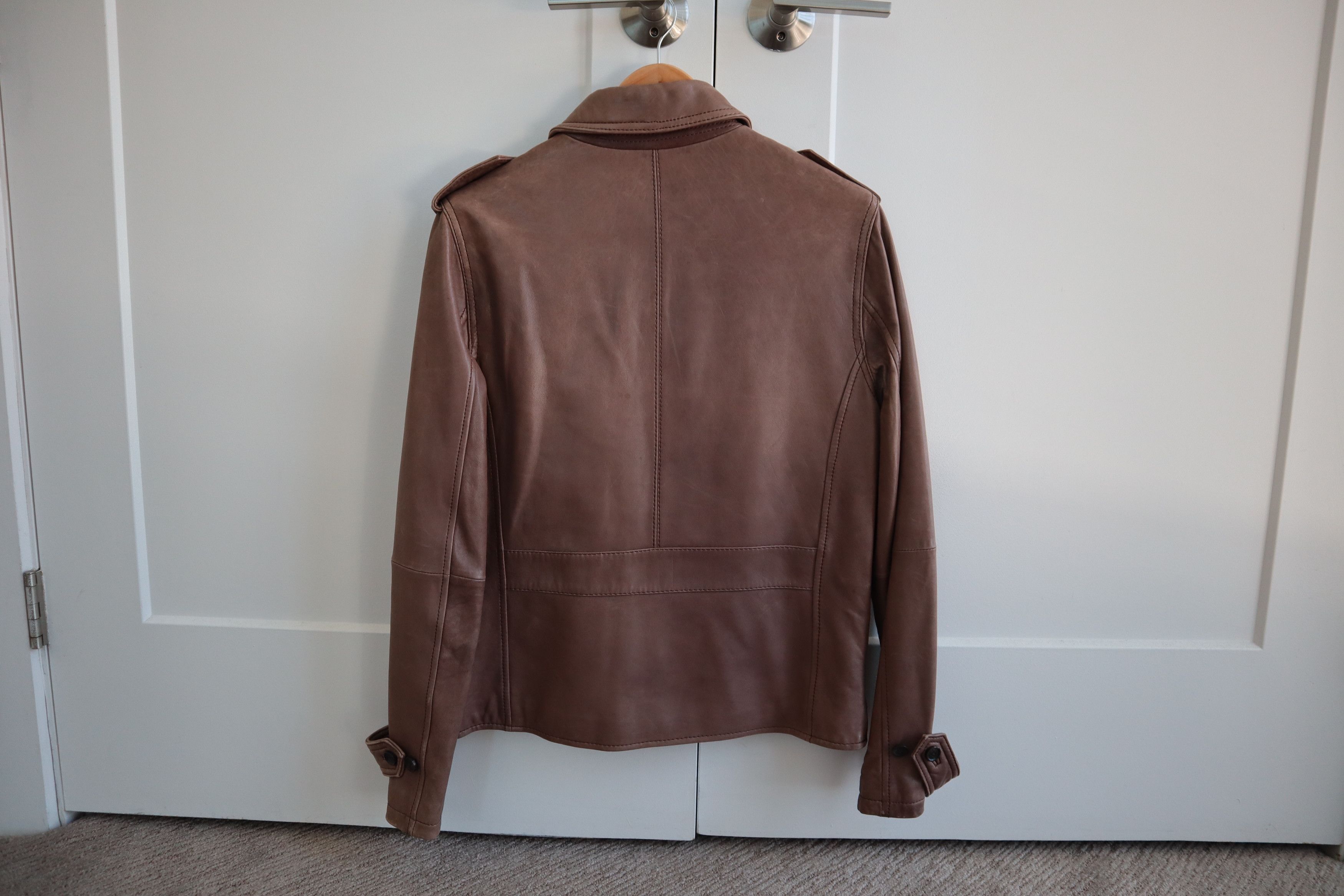 Brooks Brothers Light Weight Leather Jacket Size US S / EU 44-46 / 1 - 2 Thumbnail