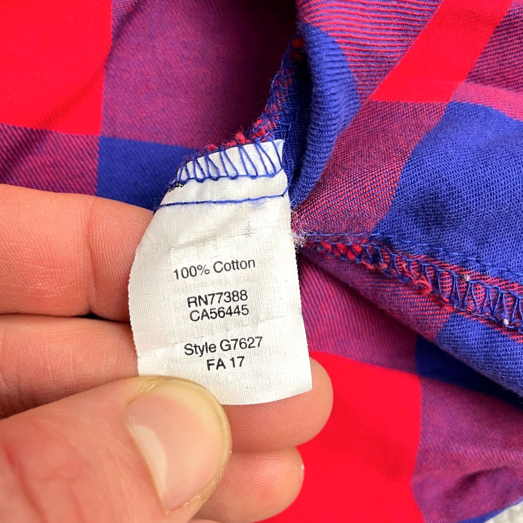 J.Crew J. Crew Button Down Shirt Womens XXS Blue Red Plaid Long Sleeve Cotton Boy Fit Size XXS / US 00 / IT 34 - 5 Thumbnail
