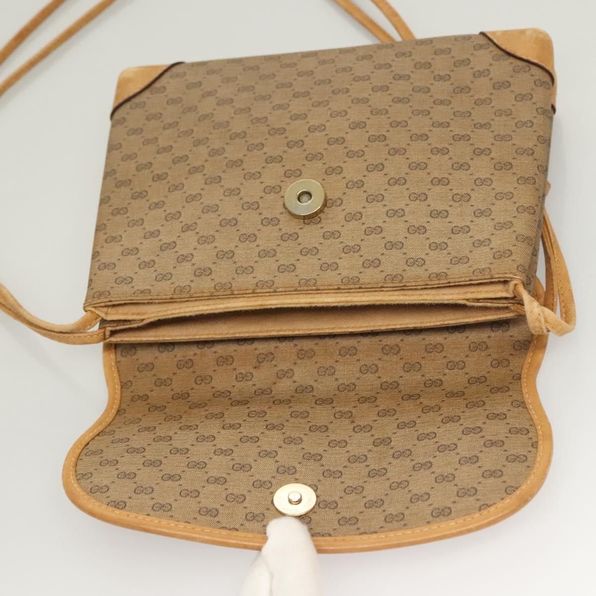 Gucci GUCCI Micro GG Supreme Shoulder Bag Pvc Beige Gold 007 92 Size ONE SIZE - 15 Thumbnail