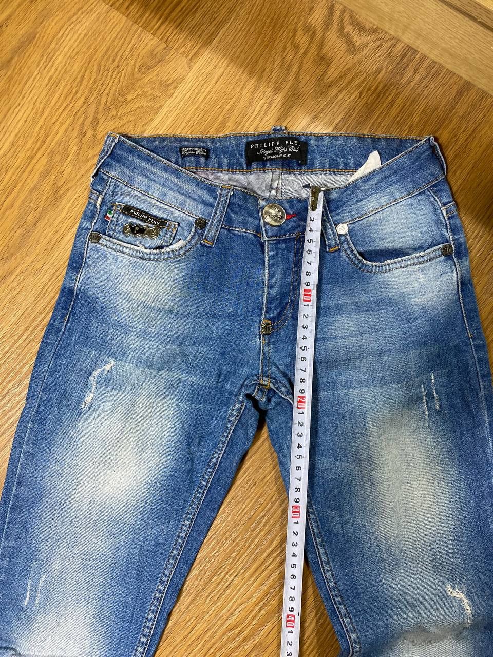 Philipp Plein Philipp Plein Distressed Denim Straight Cut Jeans Luxury Size US 28 / EU 44 - 5 Thumbnail