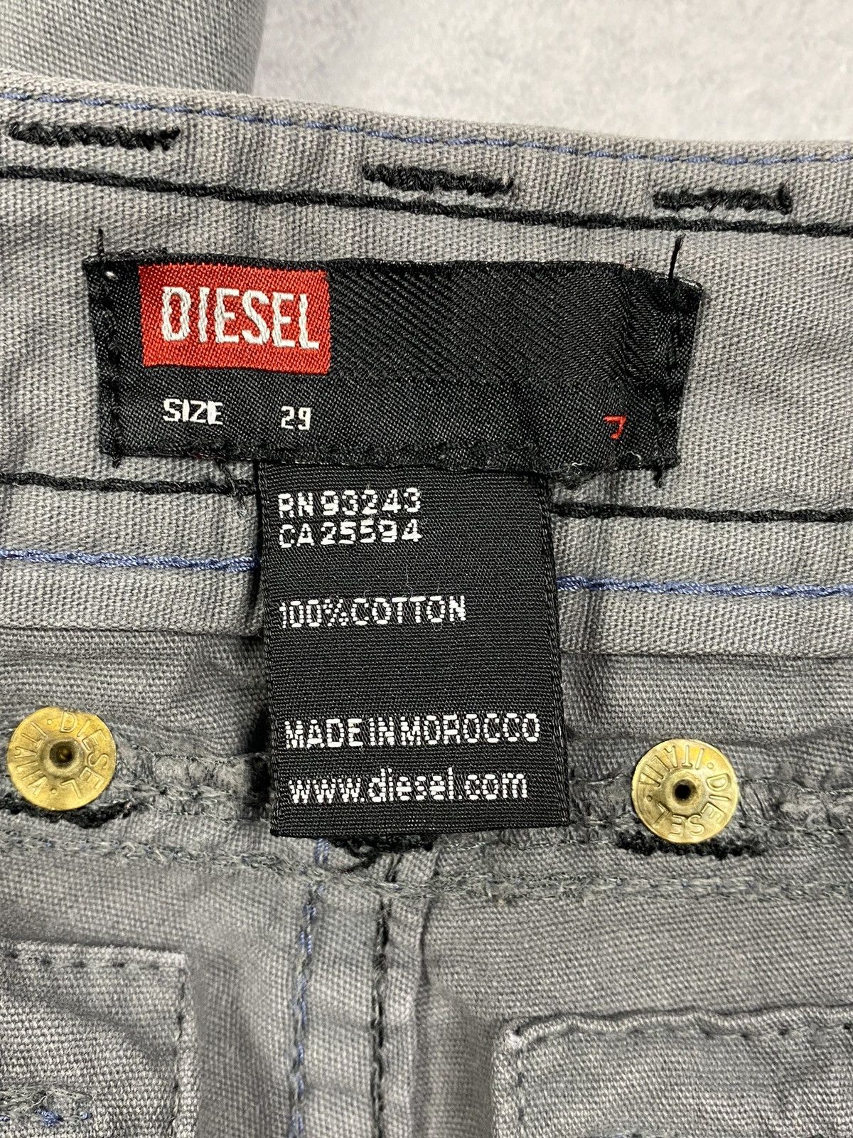 Diesel Diesel Men’s Utility Multi Pocket Avant-Garde Cargo Pants Size US 29 - 18 Thumbnail