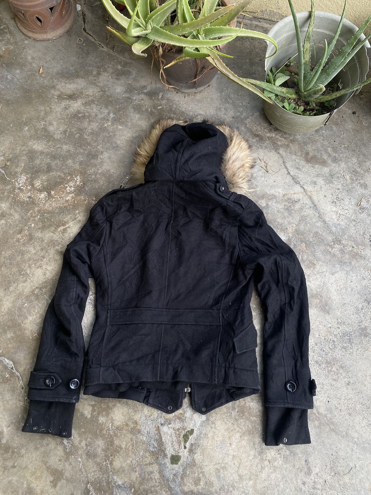 PPFM × Vintage 💥RARE💥Vintage PPFM Jacket Fur Hoodie jacket punk style Size US S / EU 44-46 / 1 - 7 Thumbnail
