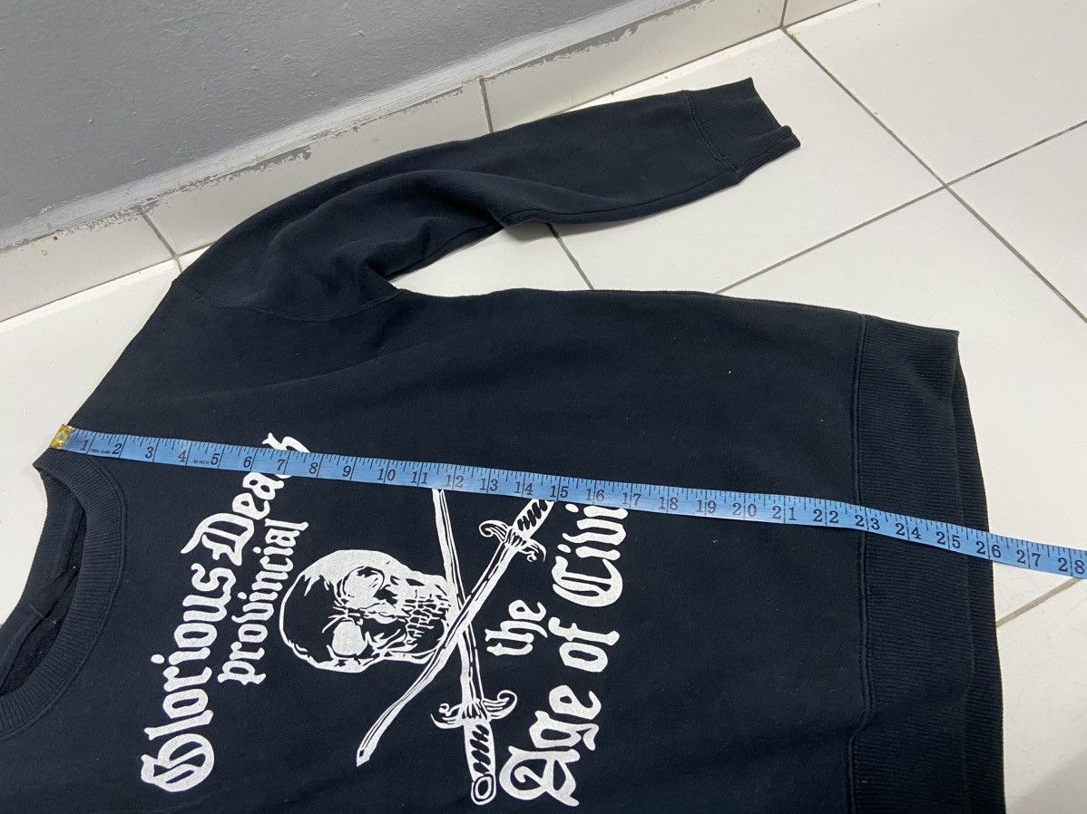Japanese Brand GLORIOUS DEATH PROVINCIAL THE AGE OF CIVIL SKULL SWEETSHIRT Size US M / EU 48-50 / 2 - 13 Thumbnail