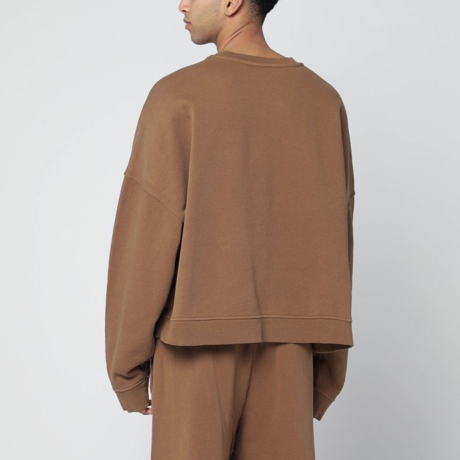 Entire Studios o1d2blof0226 Cotton Crewneck Sweatshirt in Brown Size US XL / EU 56 / 4 - 3 Thumbnail