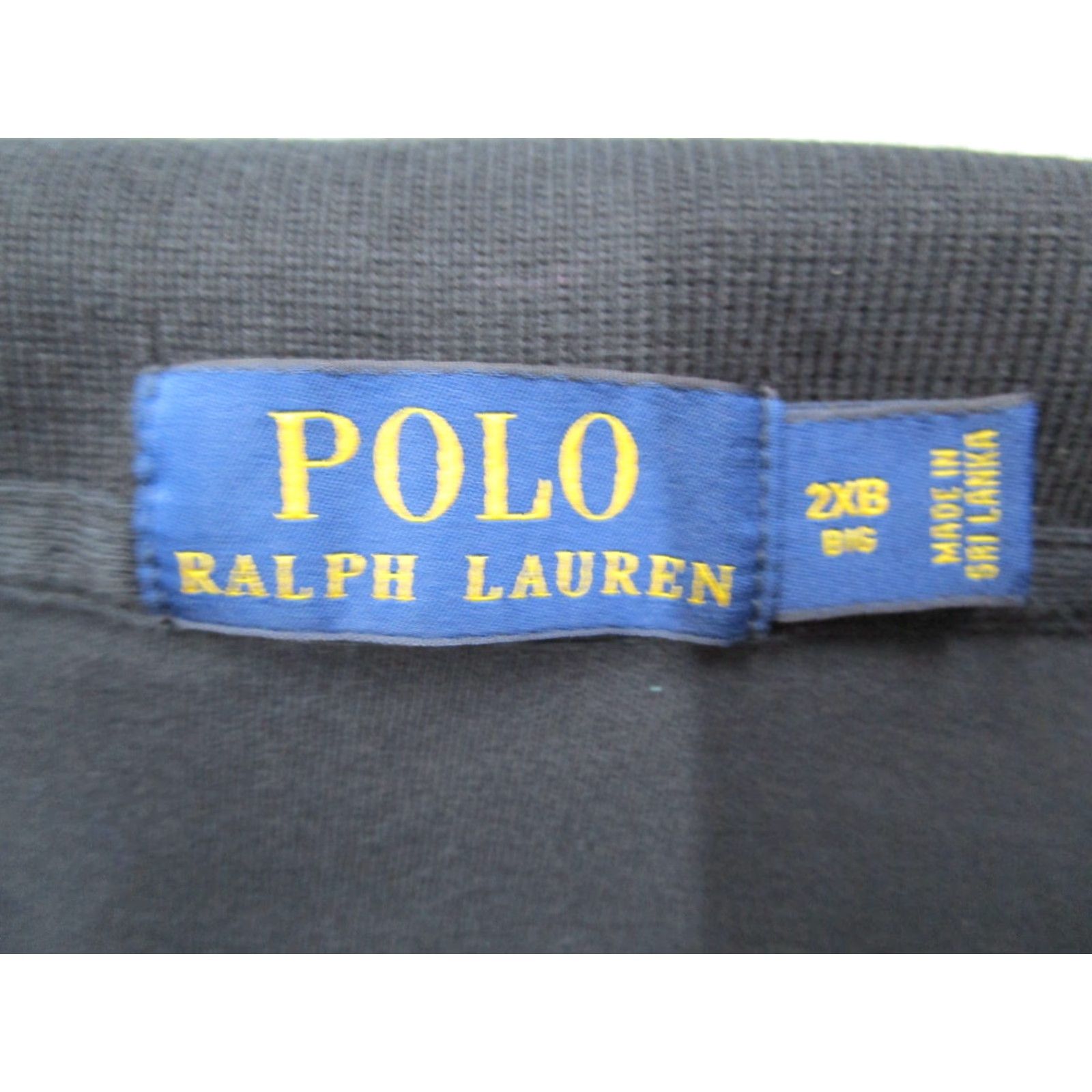 Polo Ralph Lauren Polo Ralph Lauren Shirt Mens 2XB Black Knit Short Sleeve Polo Shirt Big & Tall Adult Black Navy? Size US XXL / EU 58 / 5 - 3 Thumbnail