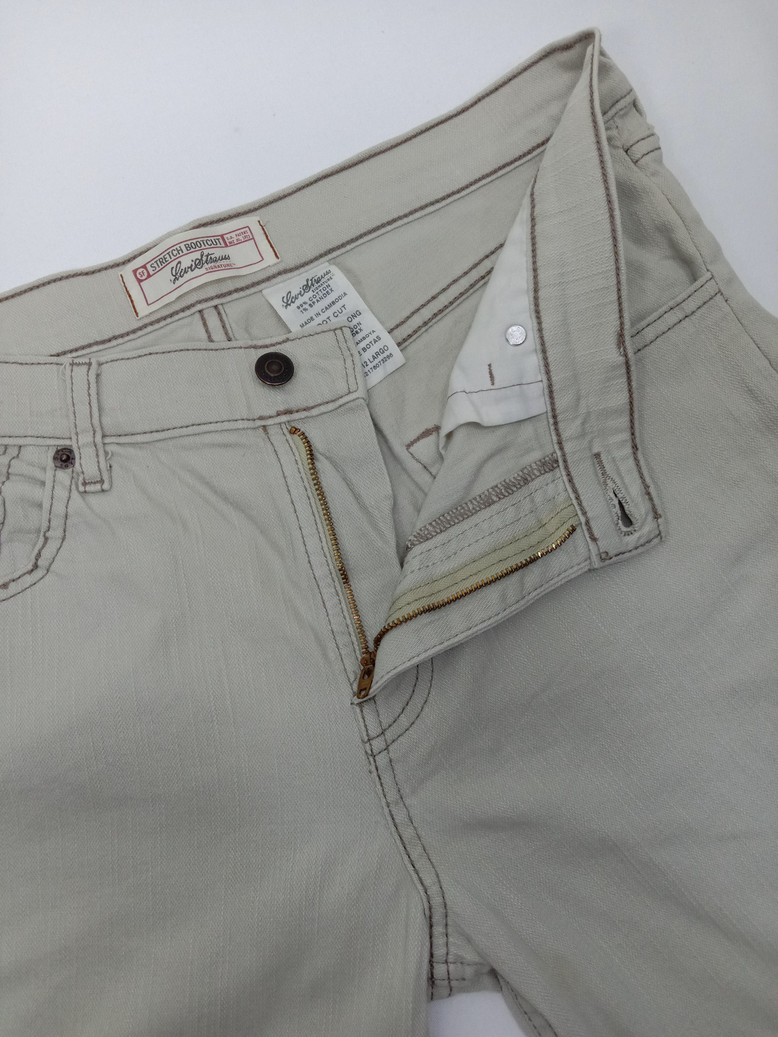 Levi's Vintage Levi's Signatures Flare Jeans Stretch Bootcut Denim Size US 33 - 9 Thumbnail