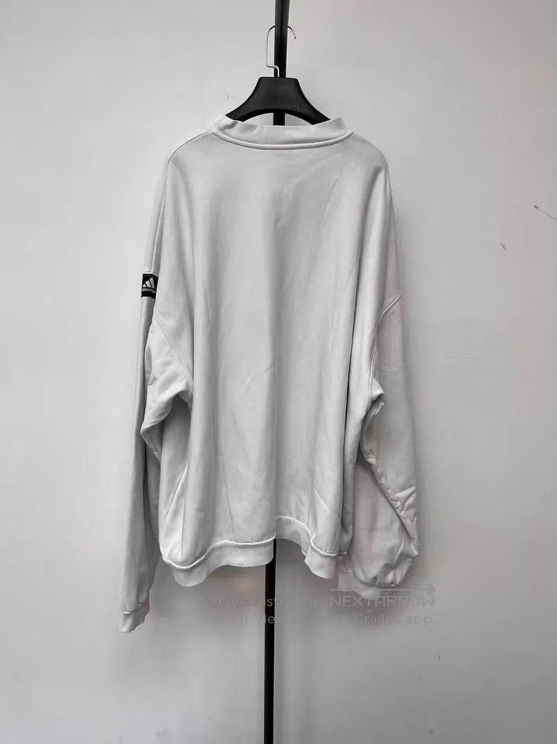 Balenciaga Balenciaga Logo print round neck hooded sweater Size US XL / EU 56 / 4 - 2 Thumbnail