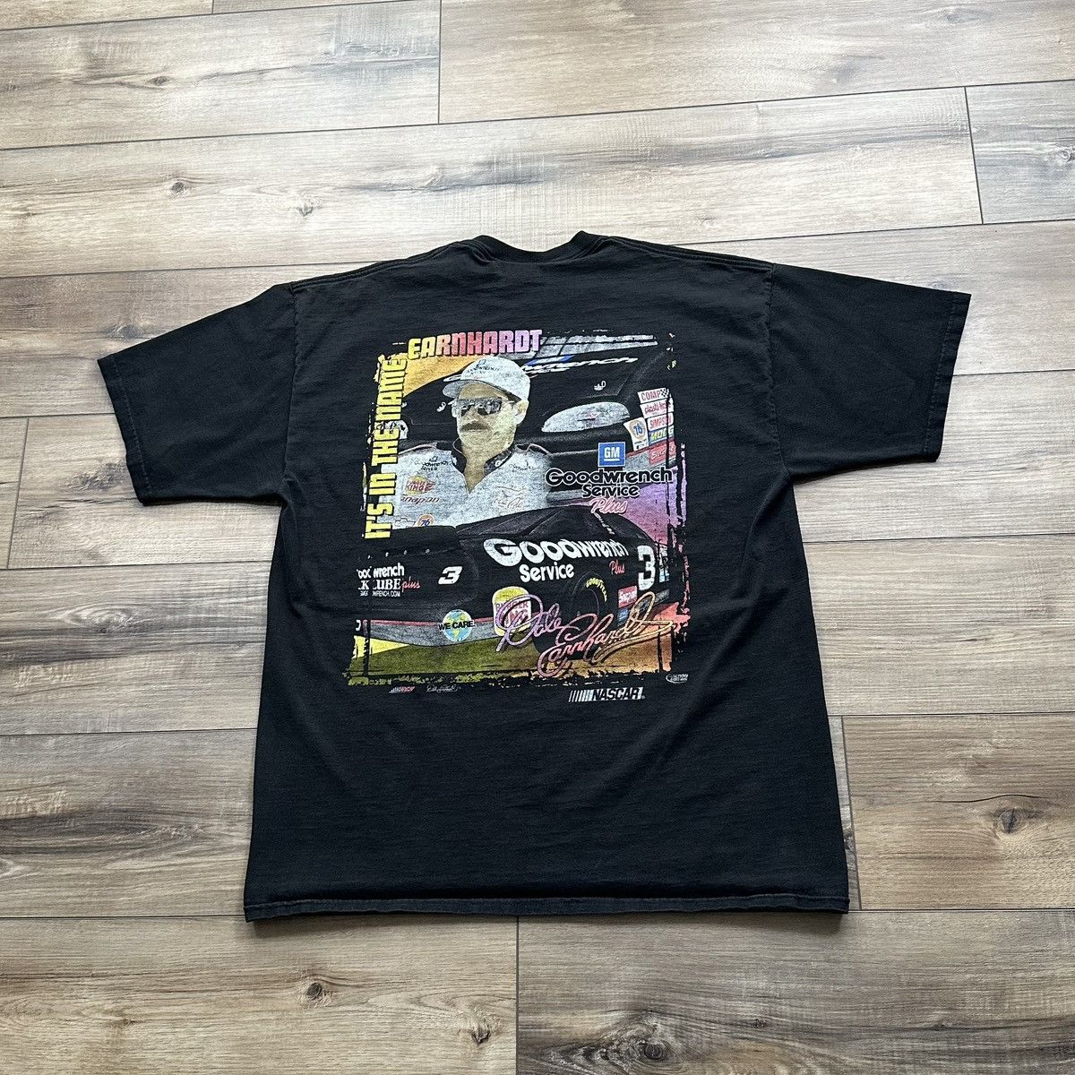NASCAR Vintage 90s NASCAR Dale Earnhardt Its In The Name Racing Tee Size US L / EU 52-54 / 3 - 6 Thumbnail