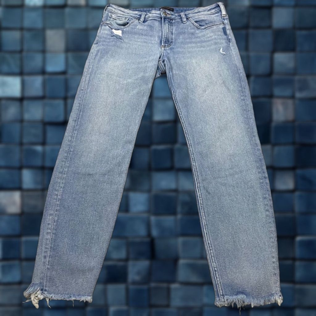 Silver Jeans Co. Silver Jeans Jeans Blue Denim Medium Wash Skinny 32x29 Womens Distressed Pockets Regular Size 24" / US 00 / IT 34 - 1 Thumbnail