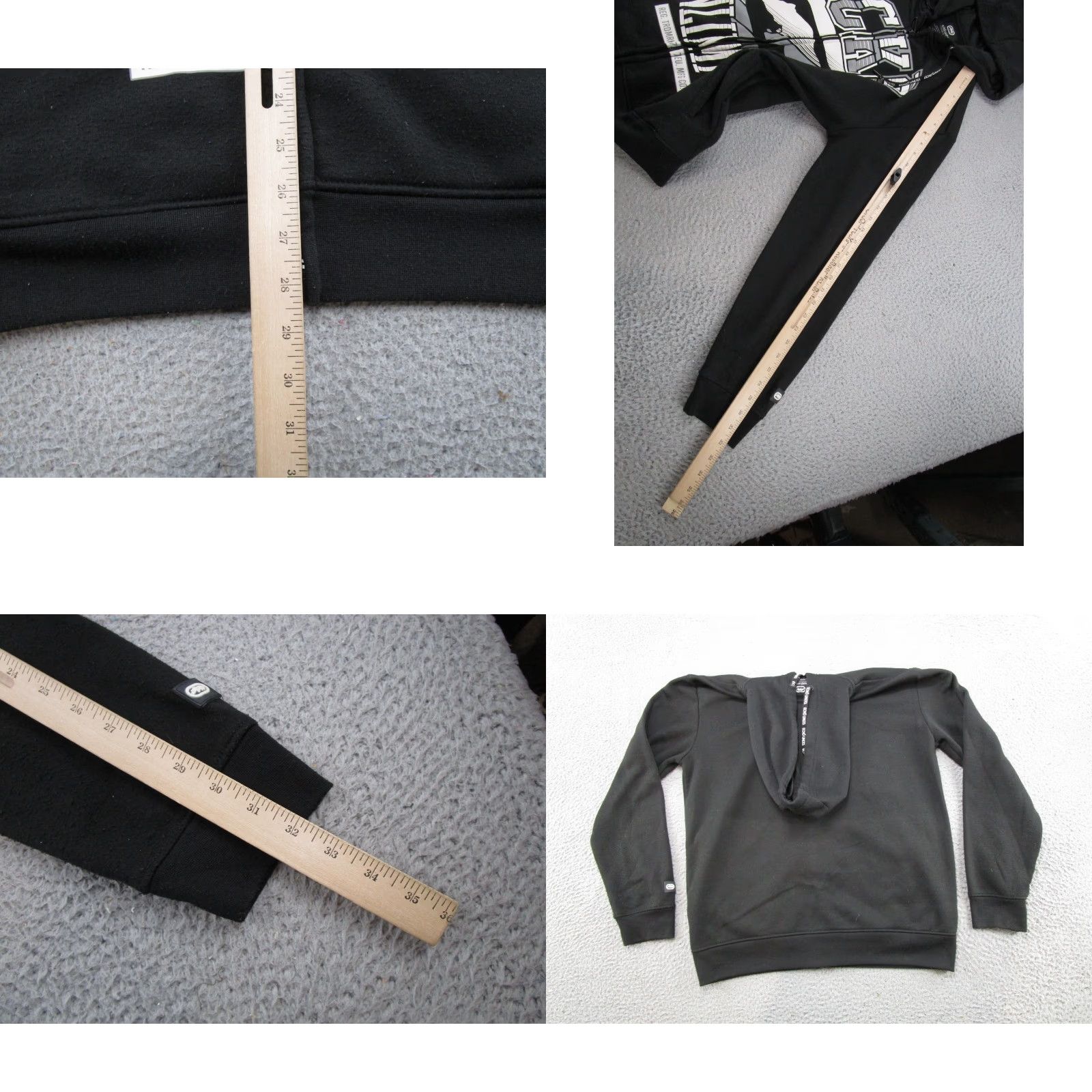 Ecko Unltd. VINTAGE Ecko Unltd. Hooded Full Zip Hoodie Men’s L Black Grunge 90s Skater Size US L / EU 52-54 / 3 - 8 Thumbnail