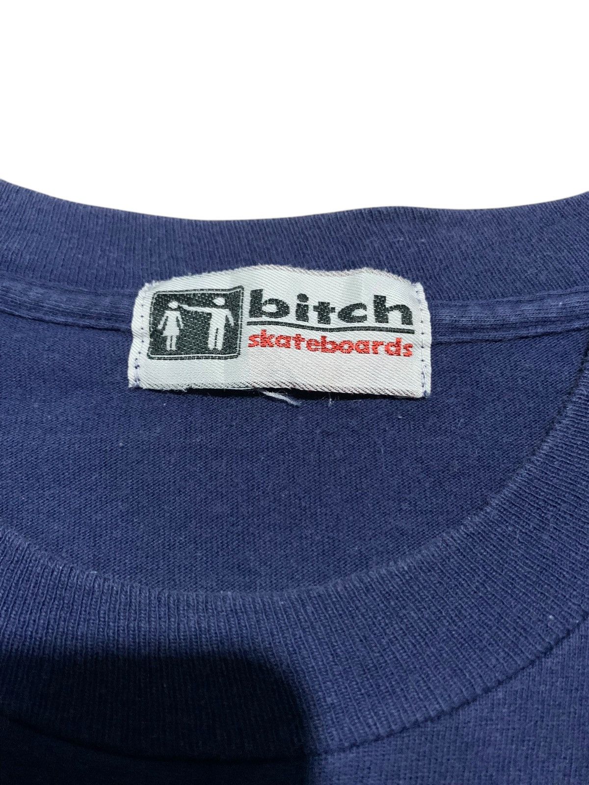 Hook-Ups 1990s Bitch Skateboard single stitch T shirt vintage Size US M / EU 48-50 / 2 - 5 Thumbnail