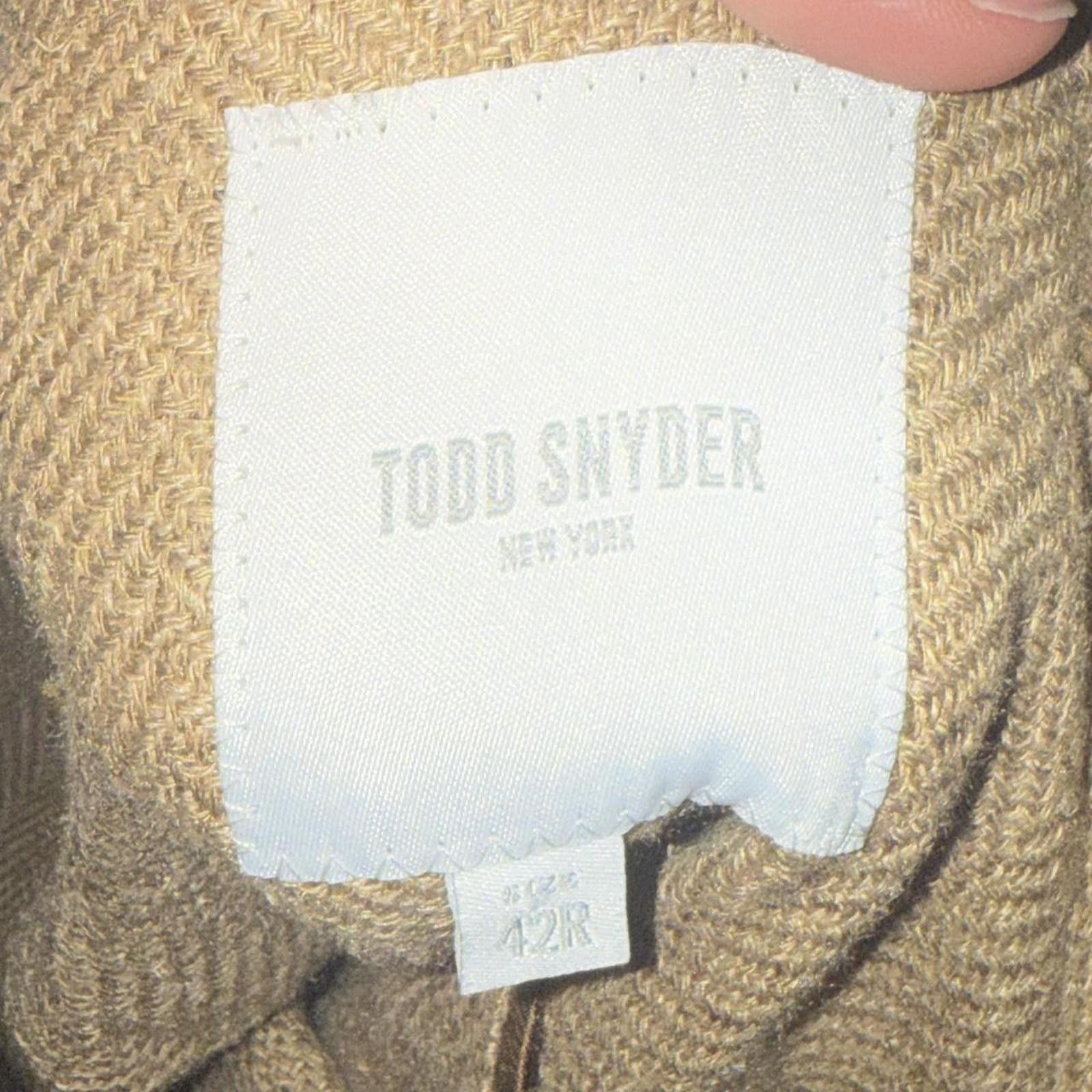 Todd Snyder Todd Snyder ITALIAN SILK-LINEN HERRINGBONE SPORT COAT Size US M / EU 48-50 / 2 - 4 Thumbnail