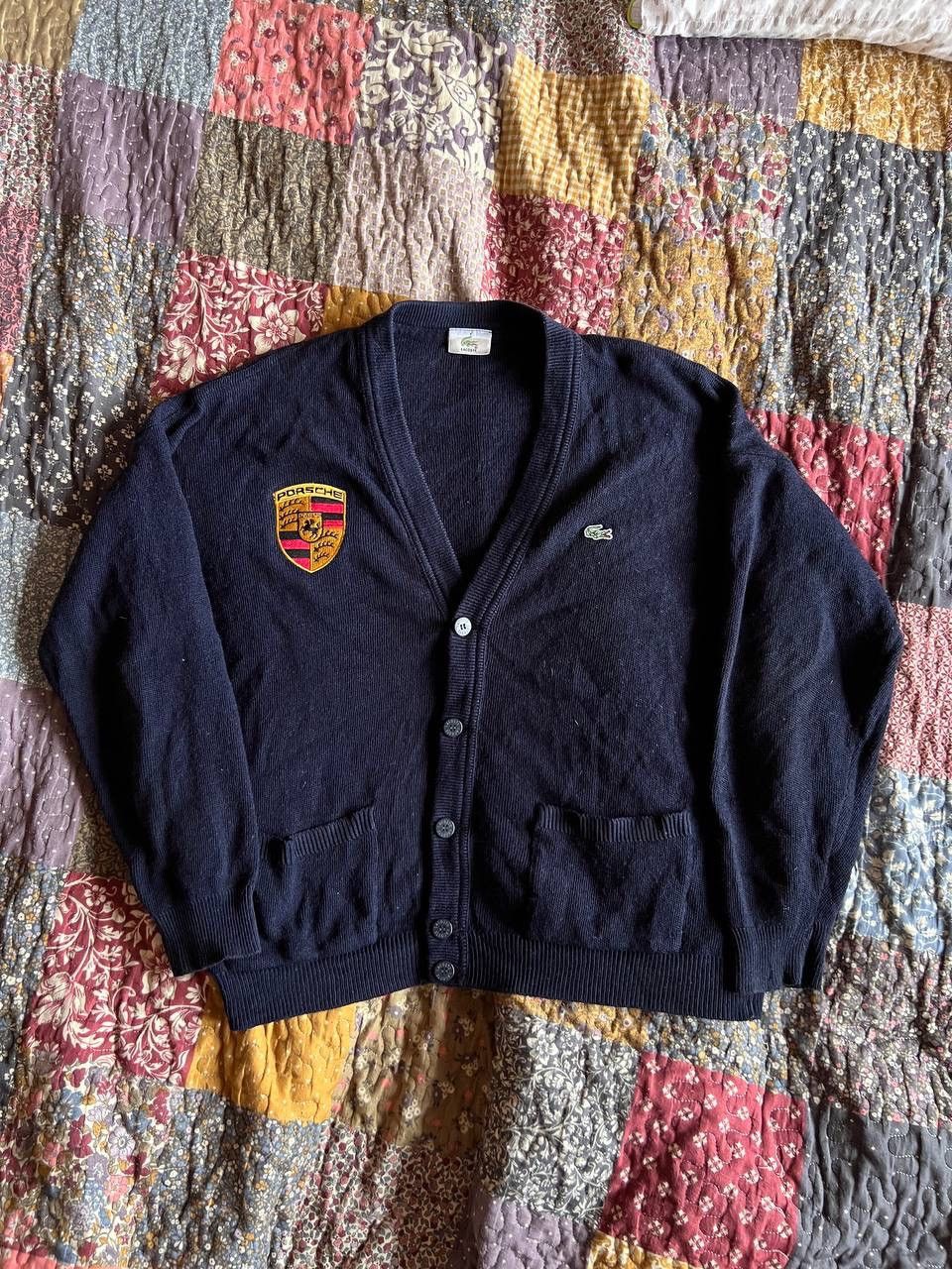 ひ*ろ様 supreme LACOSTE Stripe Cardigan シュプ Supreme/LACOSTE Stripe Cardigan - ParkSIDER