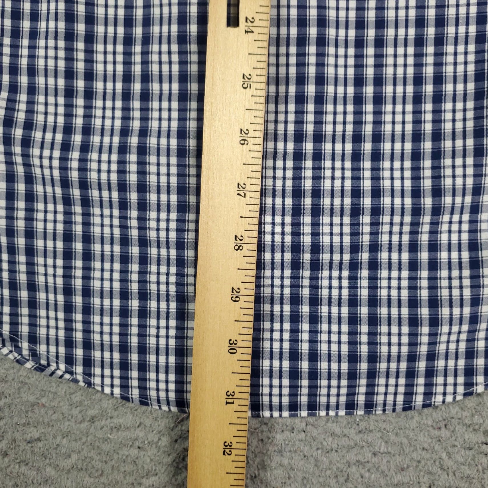 Brooks Brothers BROOKS BROTHERS Shirt Mens Large Blue Plaid Button-Up Long Sleeve Casual Dressy Subtle Modern Preppy Men’s Shirt - Regular Fit Size US L / EU 52-54 / 3 - 4 Thumbnail