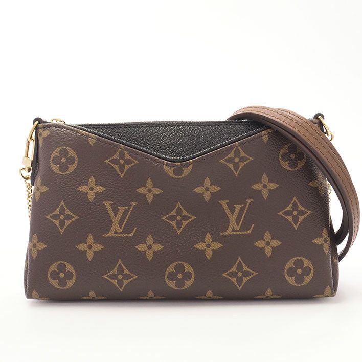Louis Vuitton Pallas Clutch Monogram Shoulder Bag