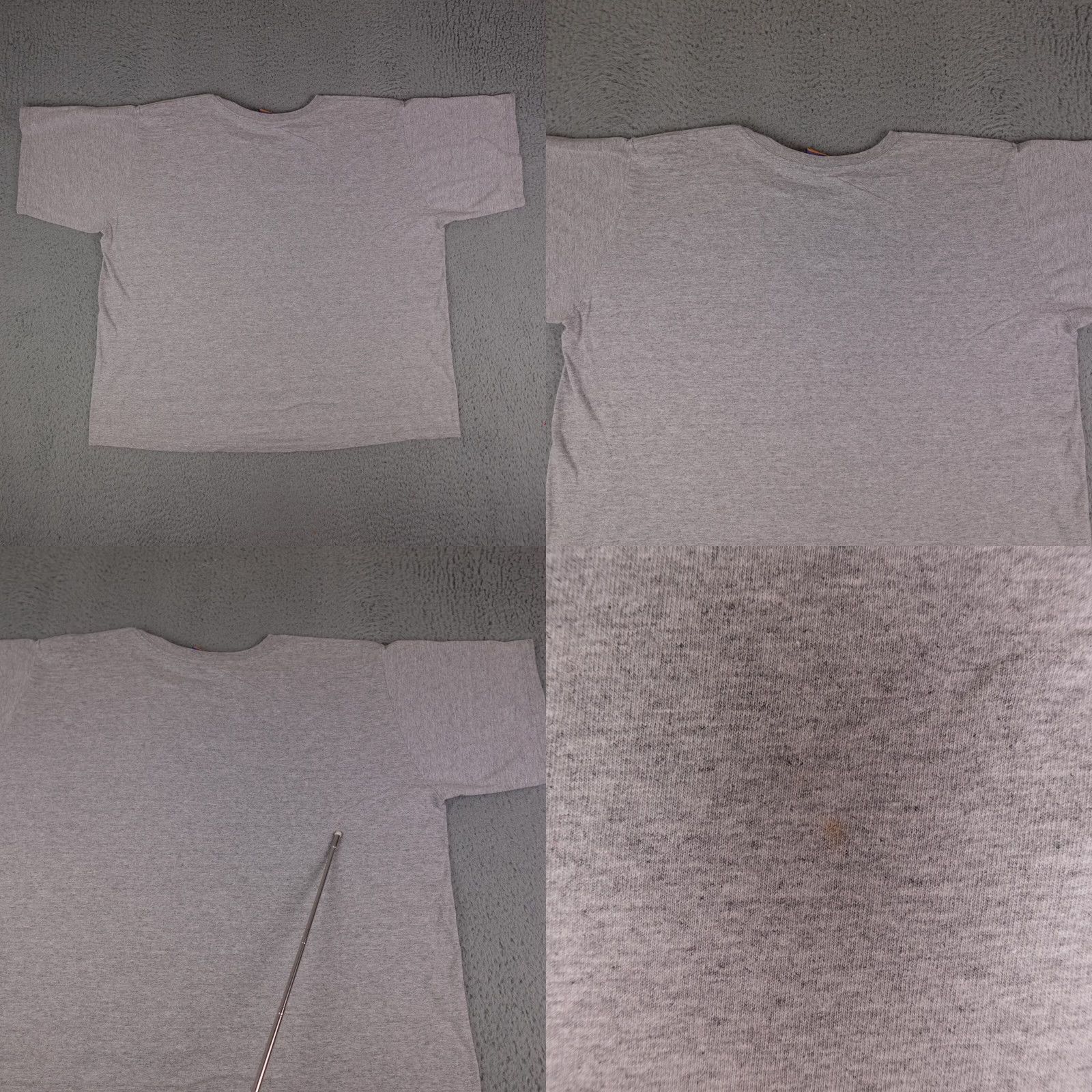 Disney Disney Shirt Womens 22W / 24W Gray Winnie The Pooh Down Pocket Short Sleeve Shirt Size 3XL / US 20-22 - 8 Thumbnail