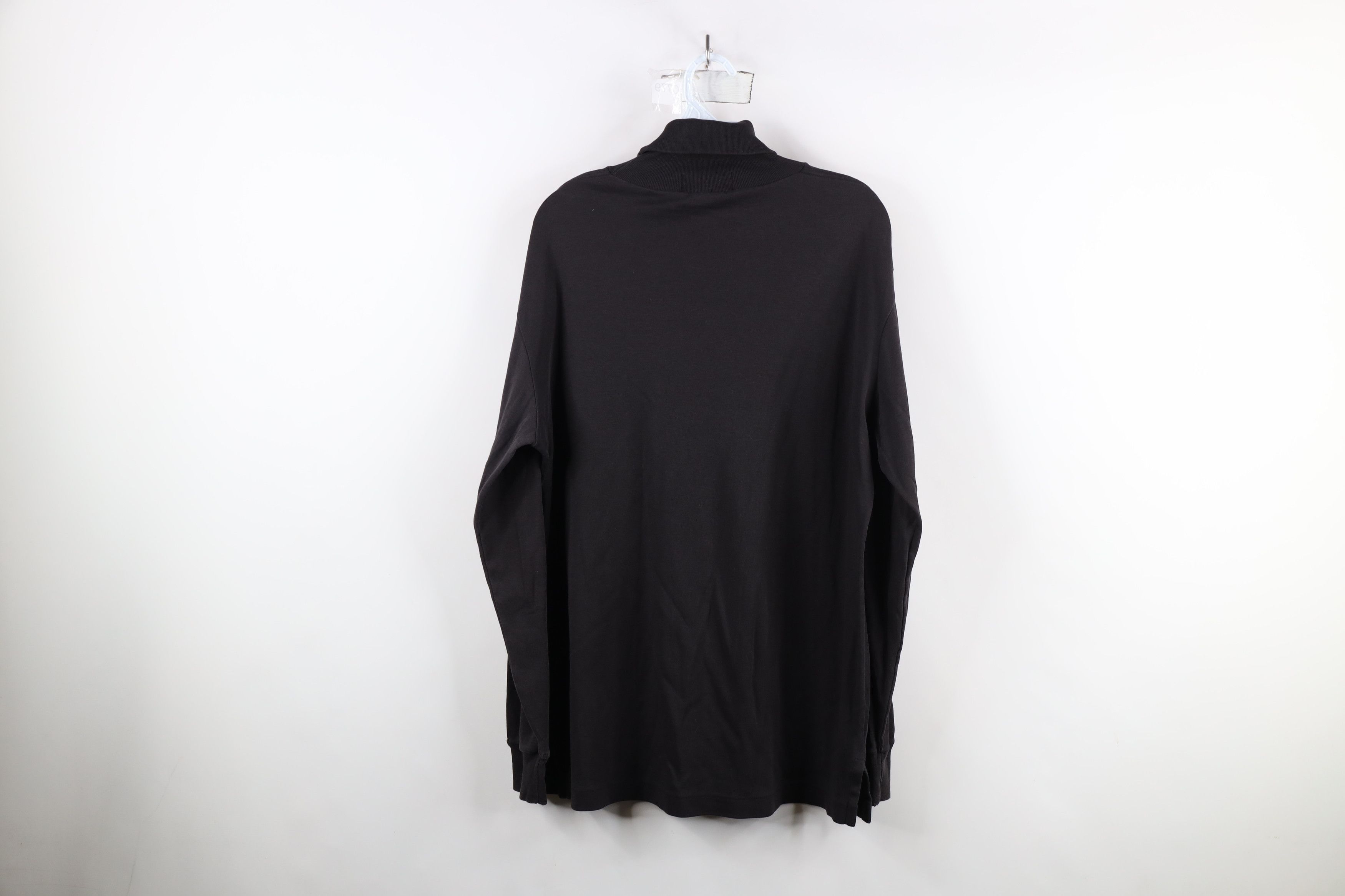 Ralph Lauren × Vintage Vintage 90s Ralph Lauren Turtleneck T-Shirt Black USA Size US M / EU 48-50 / 2 - 13 Thumbnail