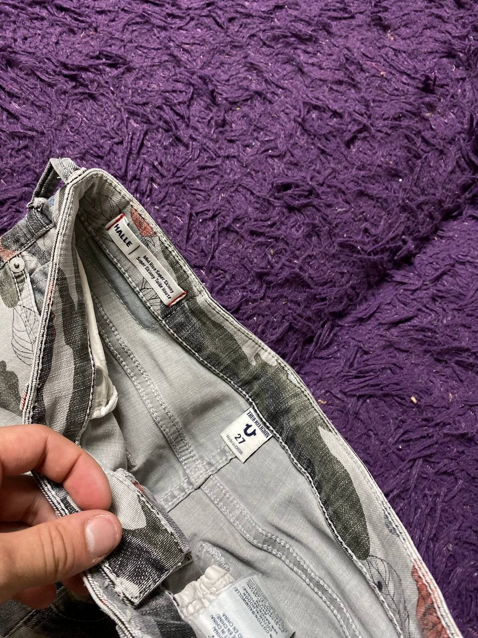 True Religion × Vintage Vintage True Religion Low Rise Skinny Jeans Size 27" / US 4 / IT 40 - 7 Thumbnail