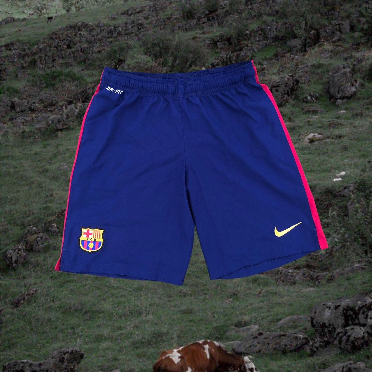 Nike FC Barcelona official Nike shorts Size US 34 / EU 50 - 1 Thumbnail