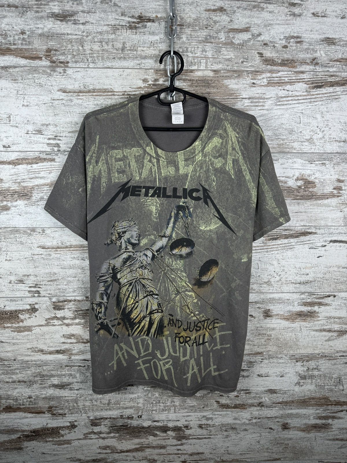 Band Tees Mens Vintage Metallica T-shirt Justice Neon all rock band Size US L / EU 52-54 / 3 - 2 Thumbnail