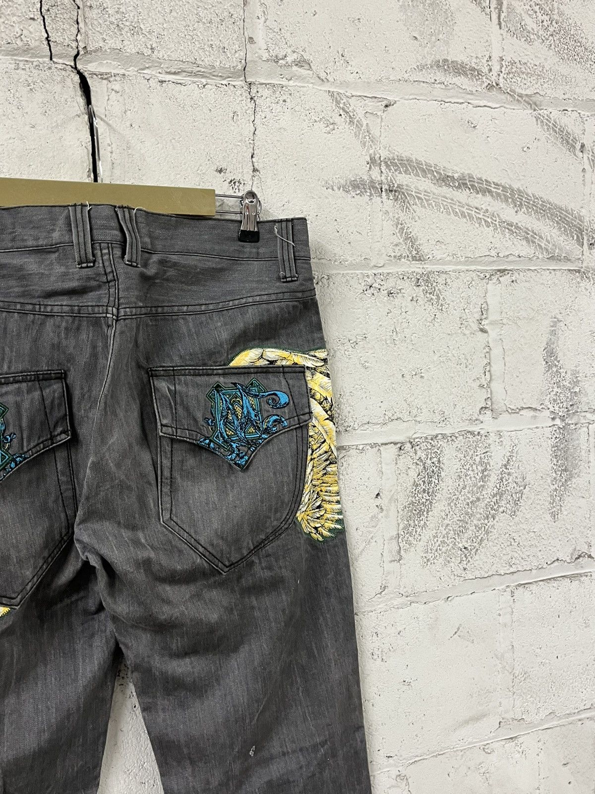 Ed Hardy Y2k ED hardy style baggy fit wide leg denim skater grunge Size US 36 / EU 52 - 5 Thumbnail