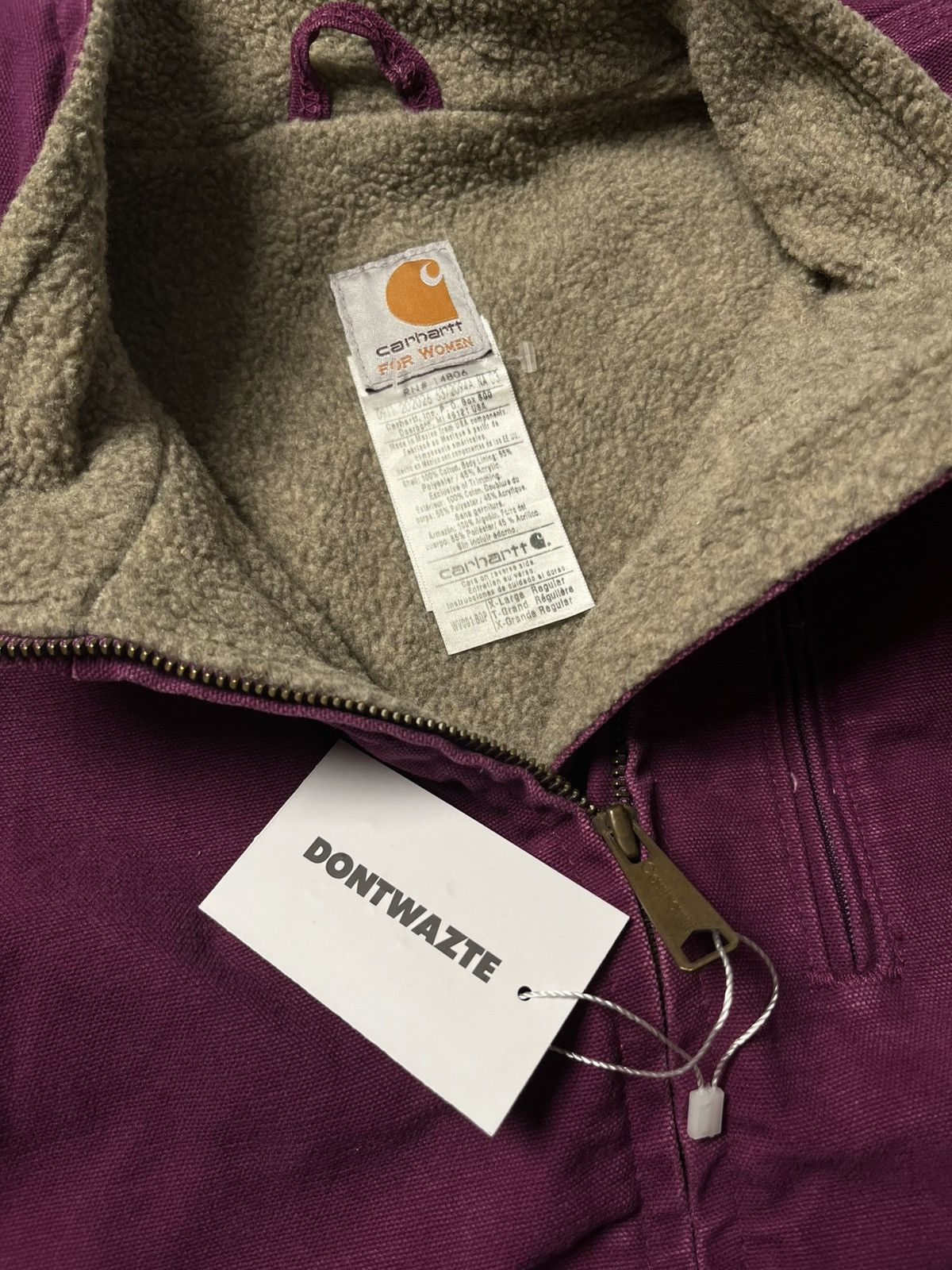 Carhartt Rare Color Carhartt WV001 BGP Vest Jacket Bright Purple Size US XL / EU 56 / 4 - 4 Thumbnail
