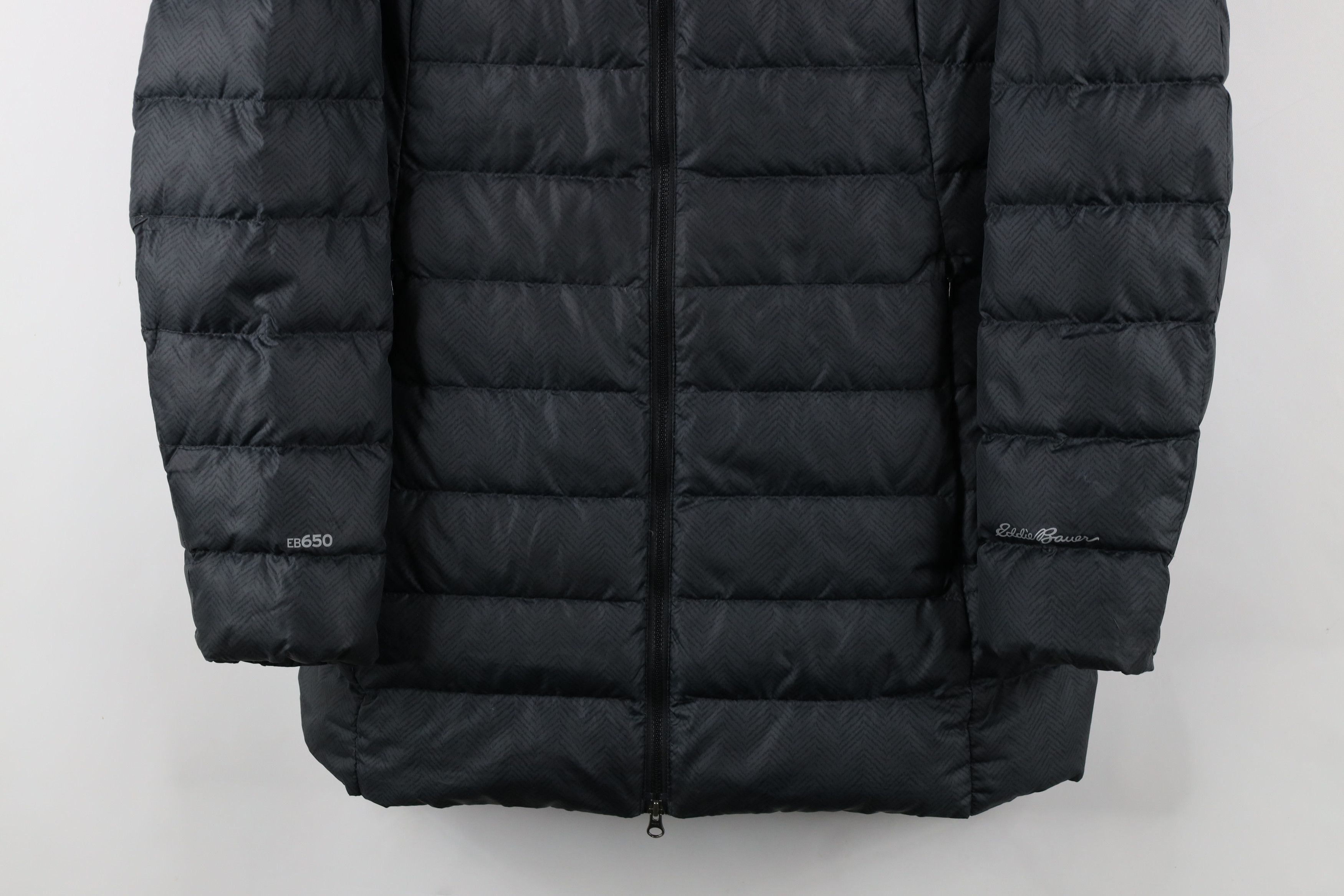Eddie Bauer × Vintage Eddie Bauer Duck Down Insulated Hooded Puffer Jacket Gray Size US L / EU 52-54 / 3 - 3 Thumbnail
