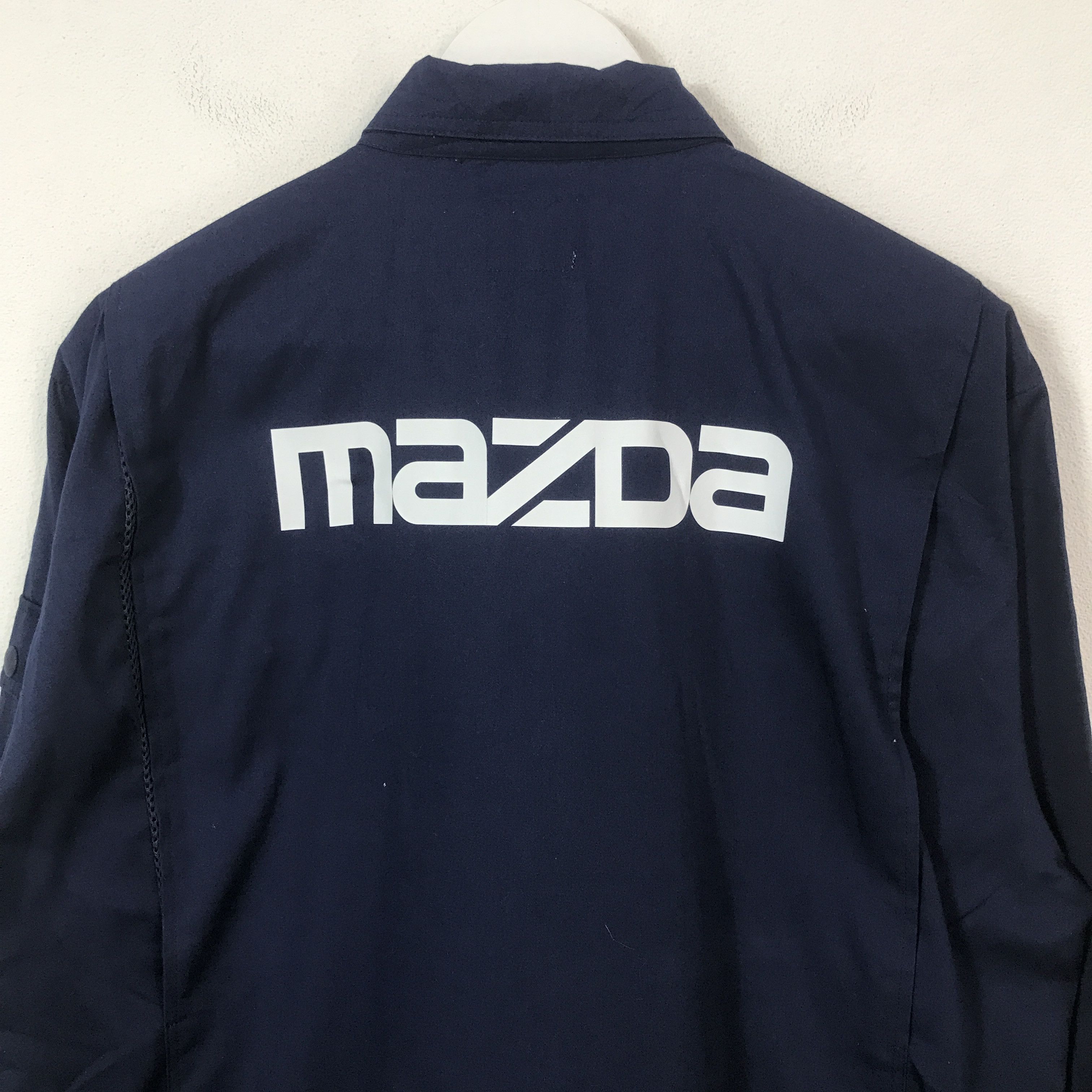 Japanese Brand Vtg mazda motorsport navy custom jacket K70B7 Size US L / EU 52-54 / 3 - 2 Thumbnail