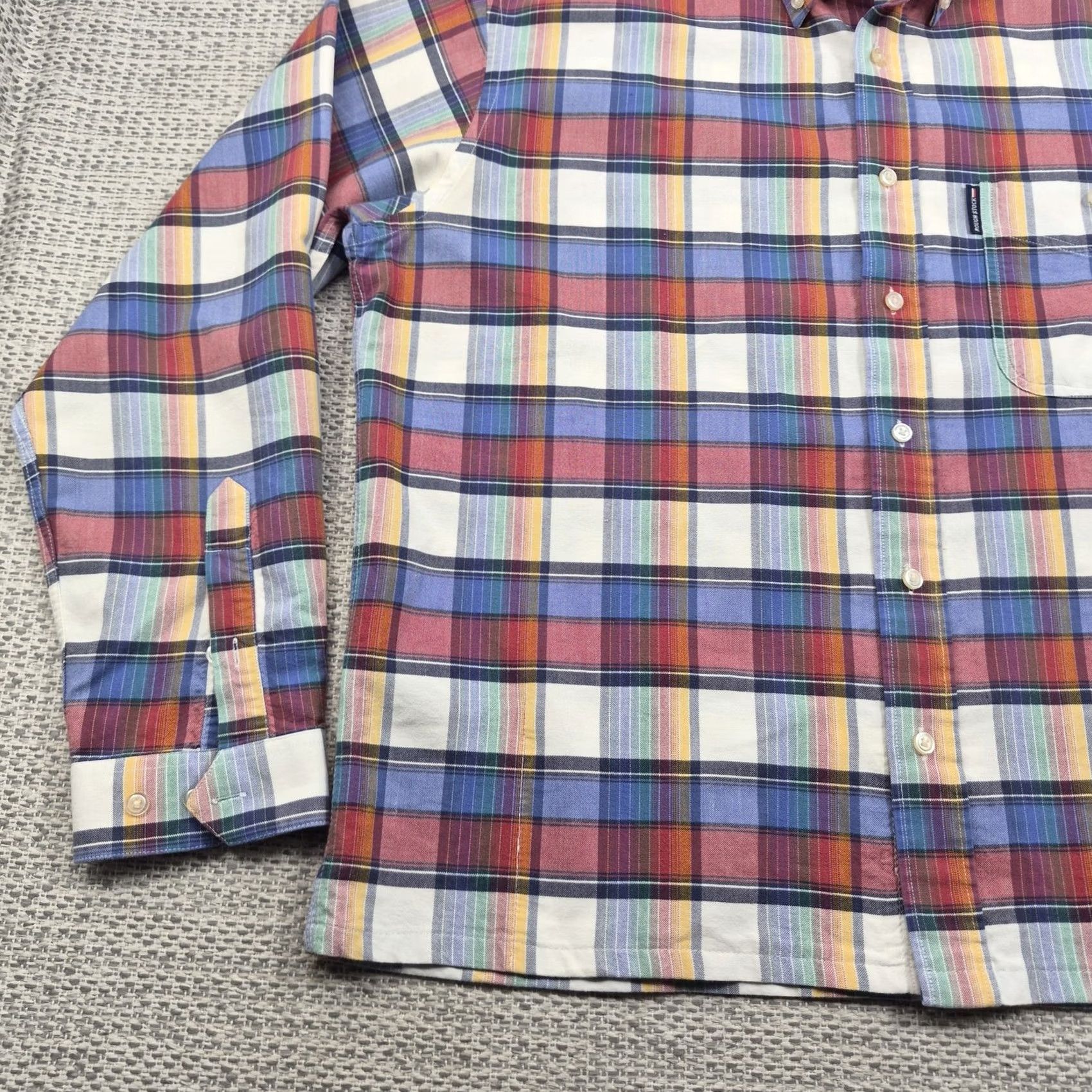 Vintage Rough Stock Panhandle Slim Button Up Western Shirt Mens XL Plaid Long Sleeve Size US XL / EU 56 / 4 - 3 Thumbnail