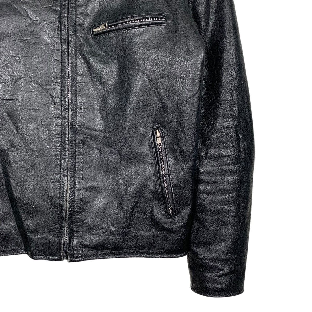Japanese Brand Horn Works Motorcycle Riding Leather Jacket Size US M / EU 48-50 / 2 - 4 Thumbnail