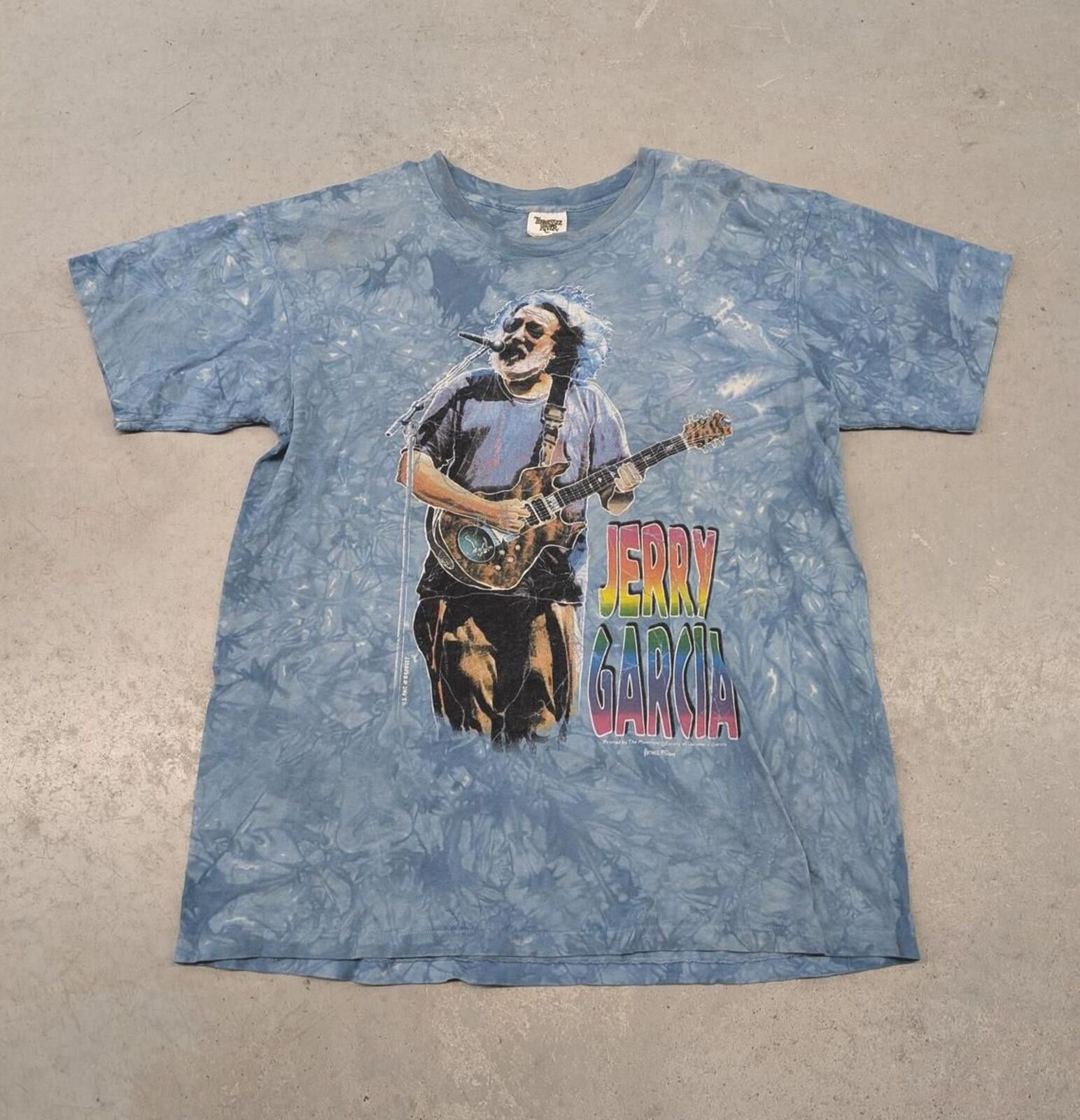 The Mountain Vintage 90s Jerry Garcia The Grateful Dead Tie Dye T-shirt Size US XL / EU 56 / 4 - 1 Thumbnail