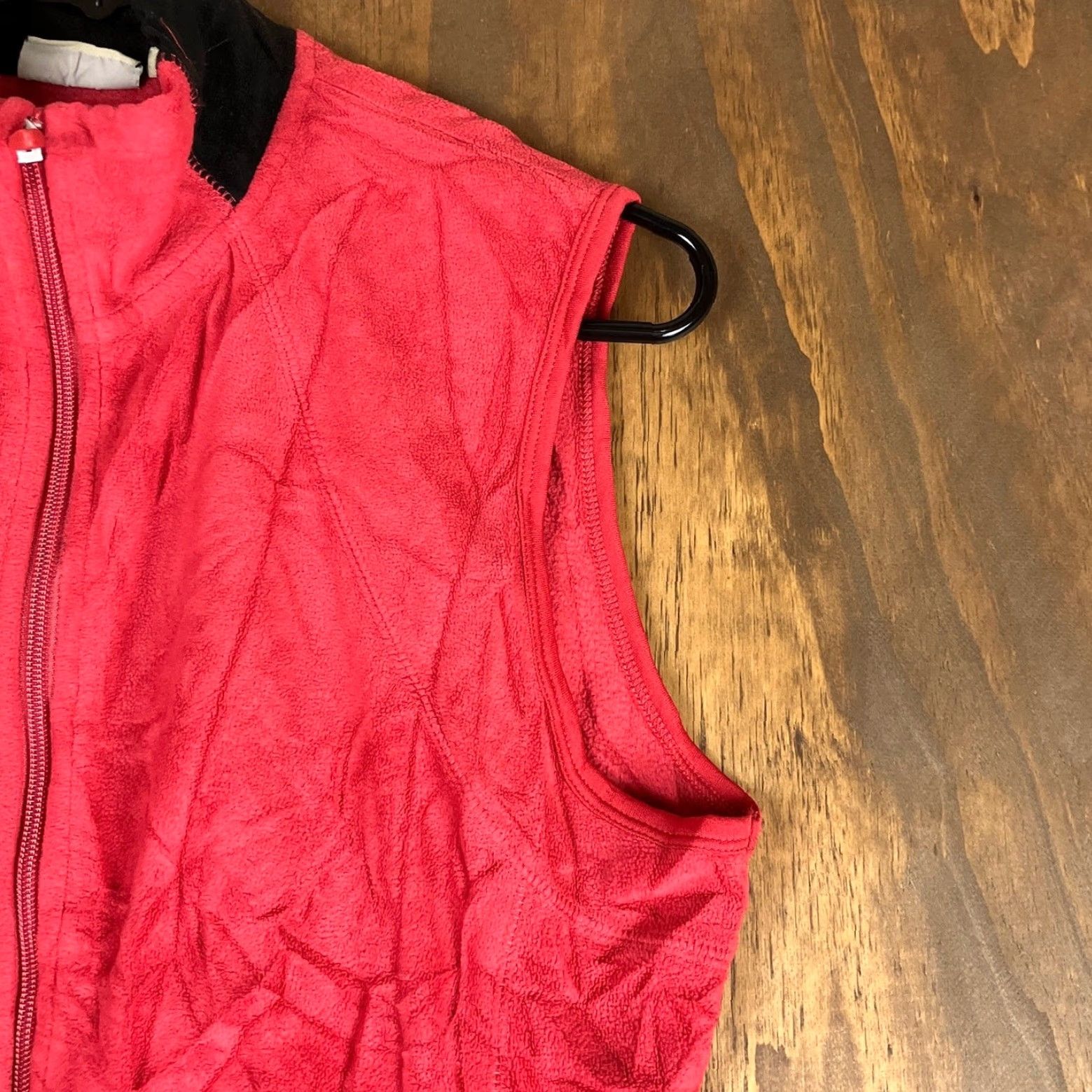 Vintage Gander Mtn Womens Vest Jacket Red Fleece Full Zip Open Pockets Medium Sleeveless MTN Vest Womens Red Fleece Full Zip Size M / US 6-8 / IT 42-44 - 5 Thumbnail