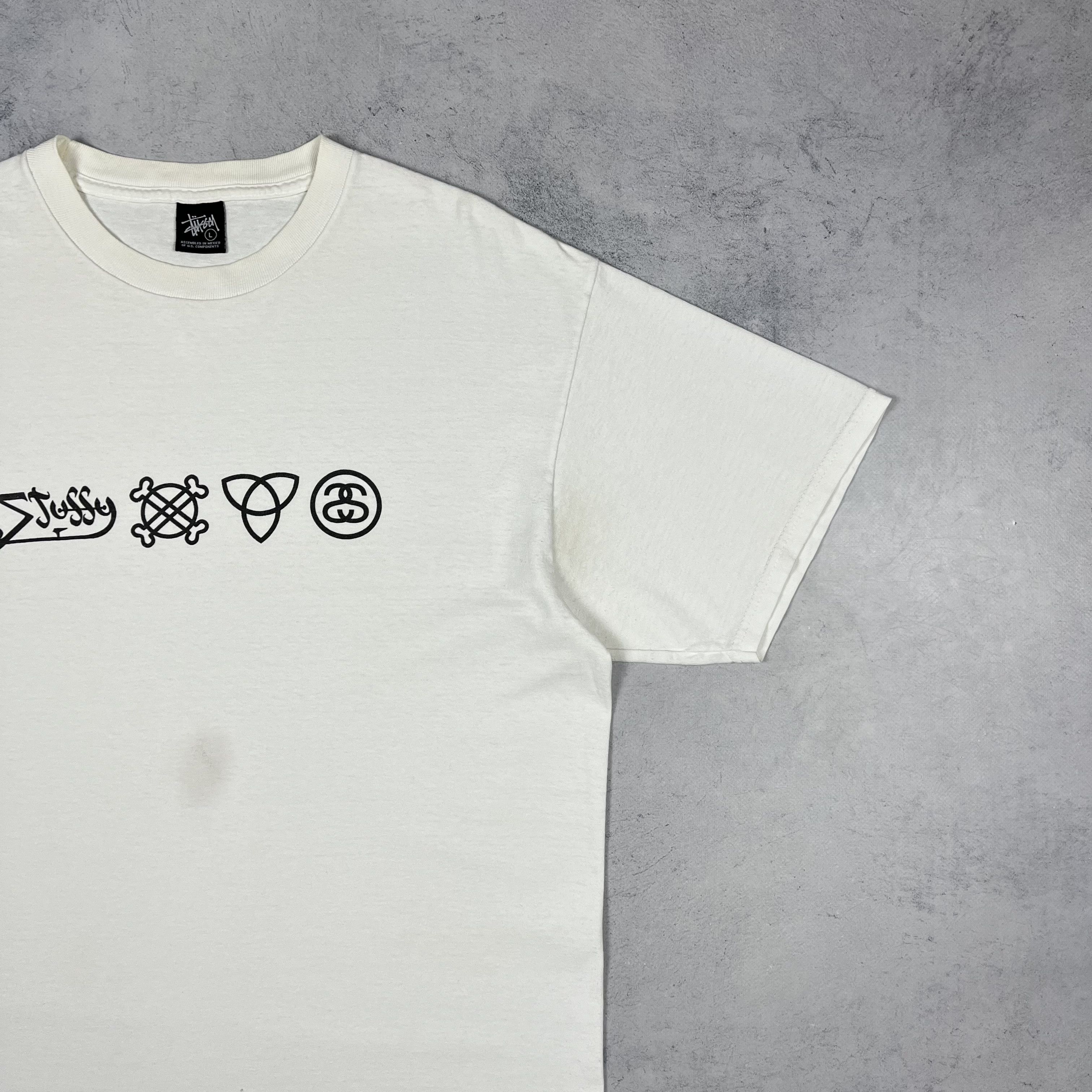 Stussy Vintage Stussy Big Logo Y2K T Shirt 2000’s Size US L / EU 52-54 / 3 - 3 Thumbnail