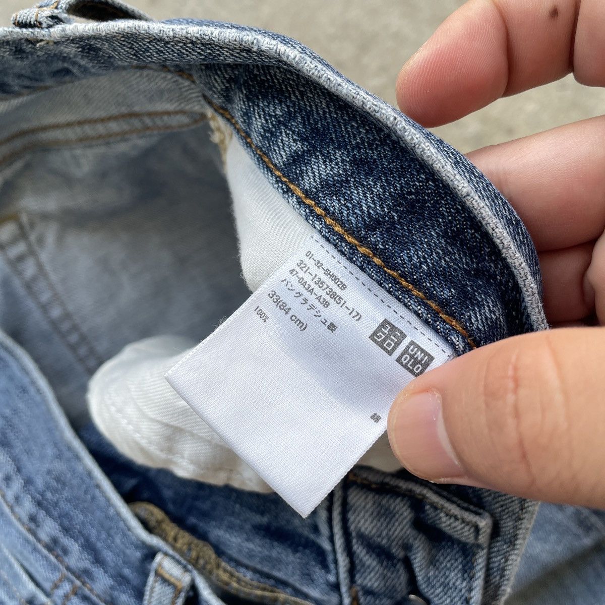 Japanese Brand Vintage Japanese Selvedge Distressed Faded Jeans Denim Pants Size US 33 - 7 Thumbnail