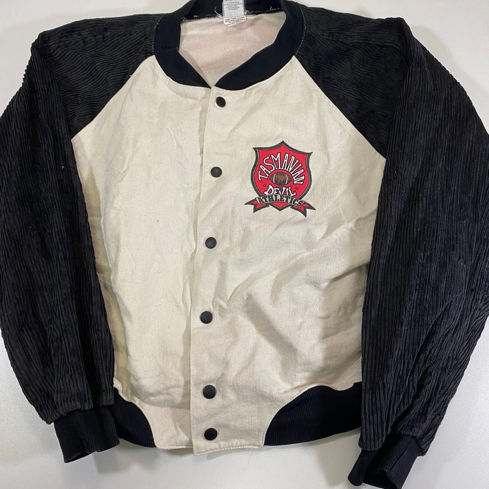 Other Vintage Looney Tunes Tasmanian Devil Varsity Baseball Jacket Size ONE SIZE - 2 Thumbnail