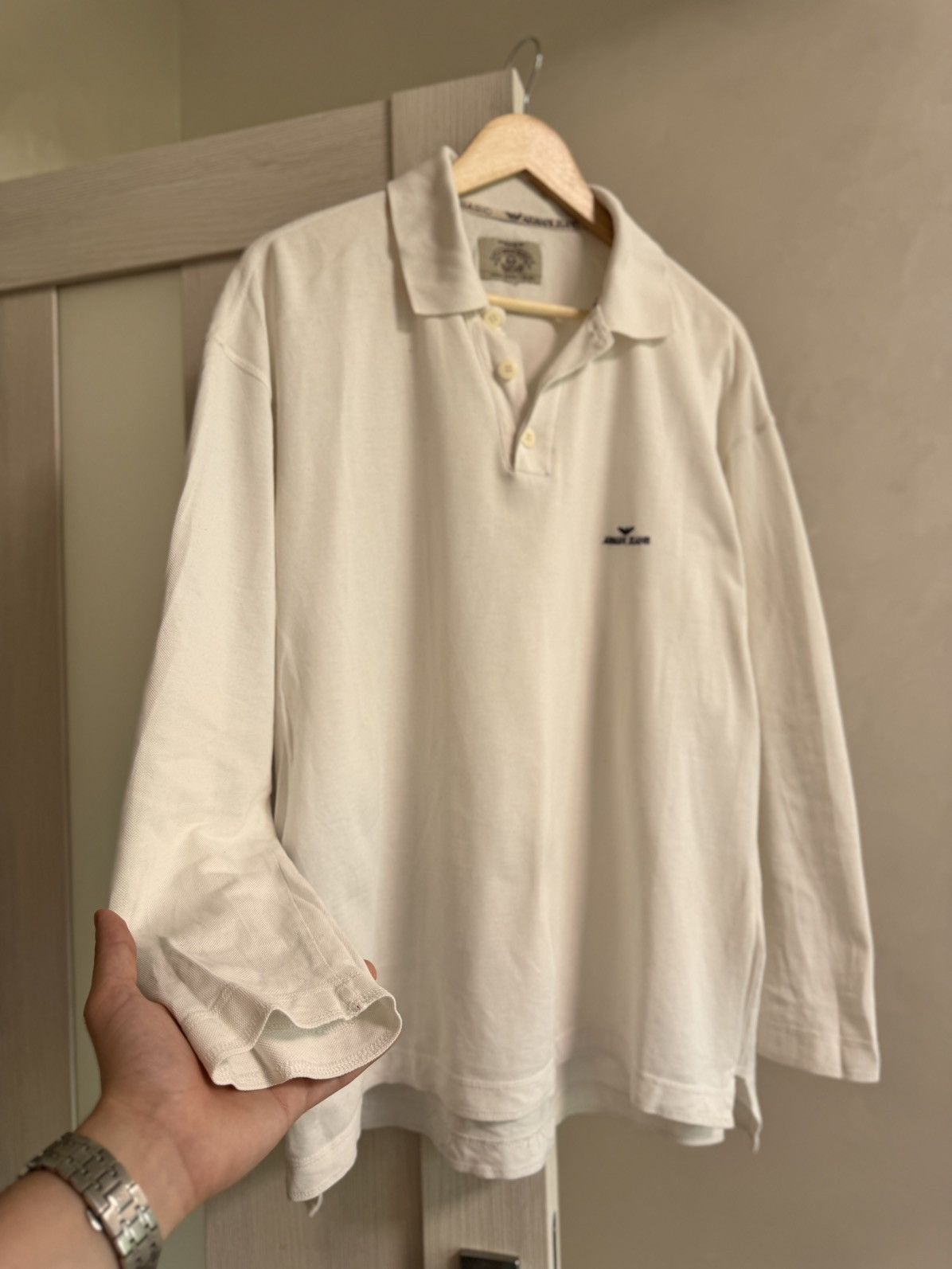 Armani × Vintage ARMANI Sweater Longsleeve Knit Pullover Jumper Regby Size US XL / EU 56 / 4 - 7 Thumbnail