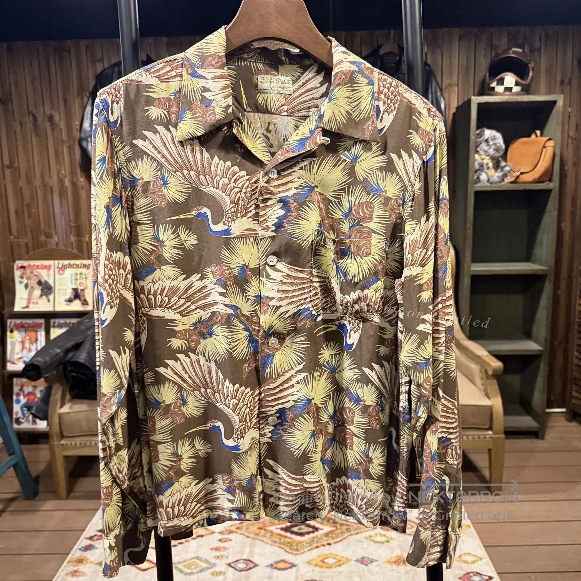 At Last & Co Atlast&Co Retro Printed Shirt. Size US M / EU 48-50 / 2 - 1 Thumbnail