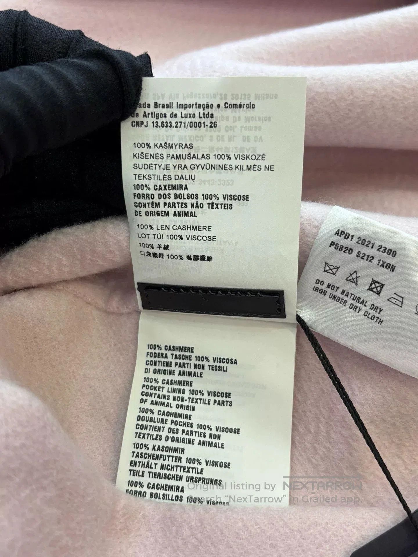 Prada Prada Light Pink Cashmere Coat. Size S / US 4 / IT 40 - 8 Thumbnail