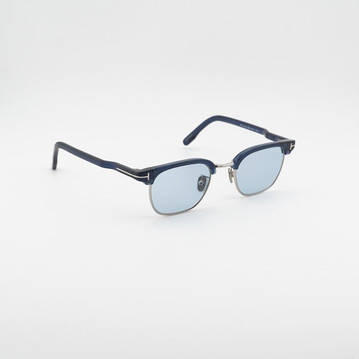 Tom Ford Tom Ford FT1119-D 90A Sunglasses Blue Browline Frame Size ONE SIZE - 6 Thumbnail