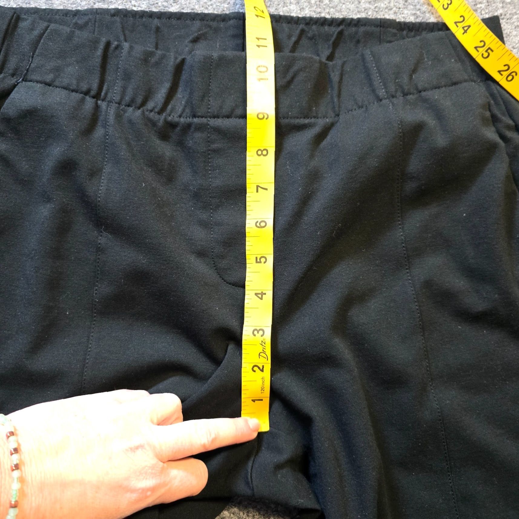 J. Jill J. Jill Pants Womens Medium Black Ponte Slim Leg Stretchy Casual Capsule Shirt? Size 32" / US 10 / IT 46 - 6 Thumbnail