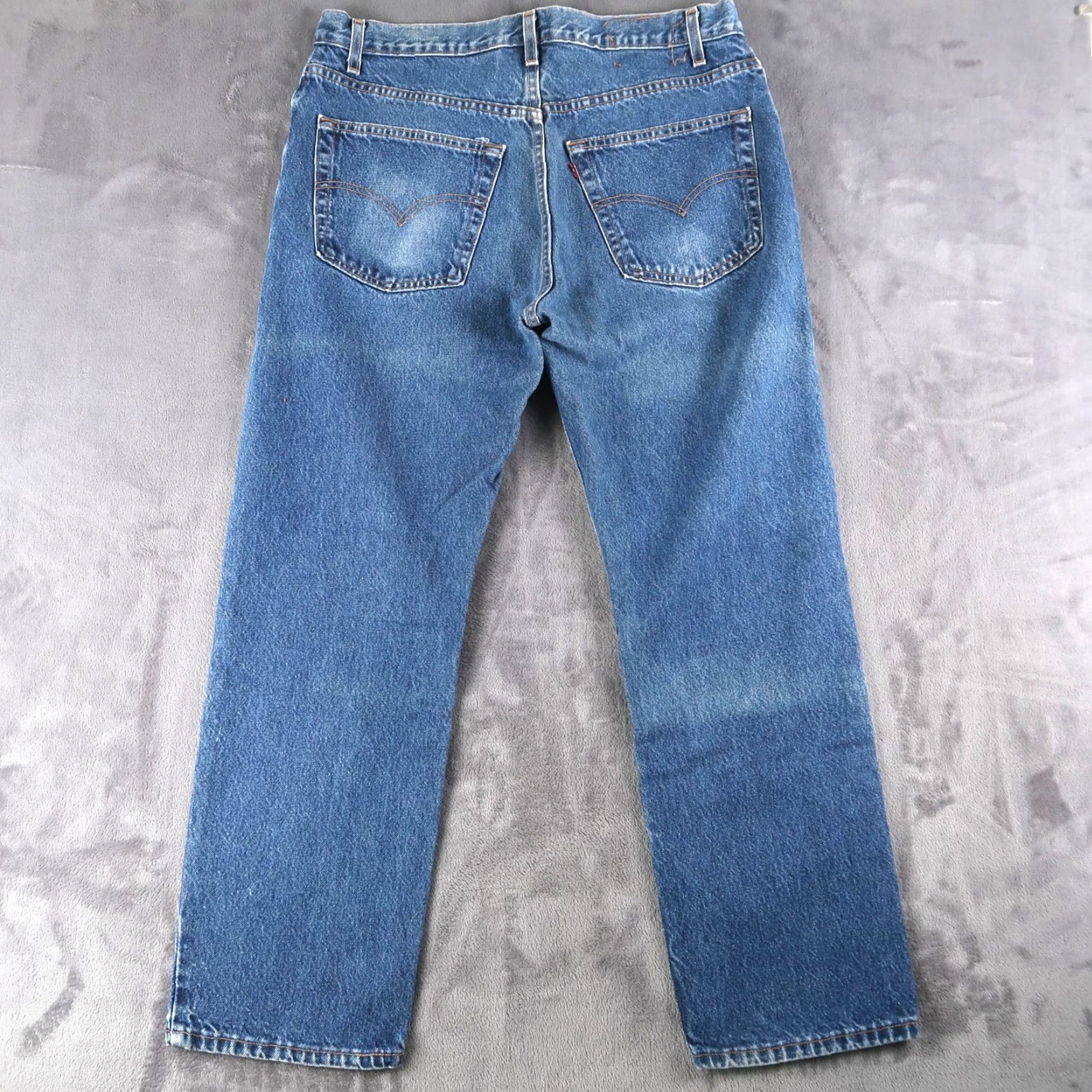 Levi's VINTAGE Levi's 505 Jeans Mens Denim 38x30 Regular Straight Blue 90s USA Mens Size US 38 / EU 54 - 2 Thumbnail
