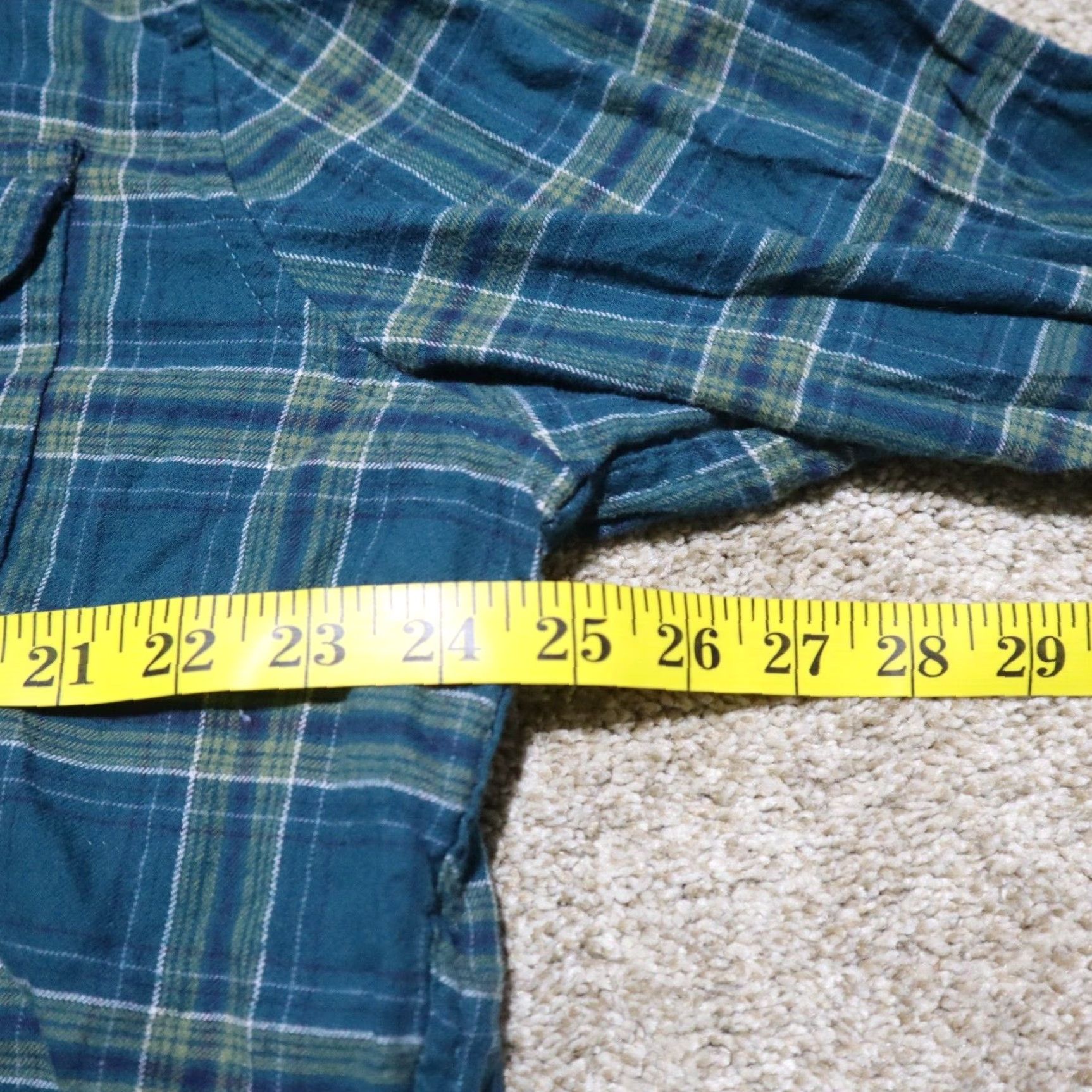 Vintage Goodfellow & Co Blue Plaid Green Long Sleeve Button-Down Shirt Mens Size XXL 2XL Size US XXL / EU 58 / 5 - 5 Thumbnail