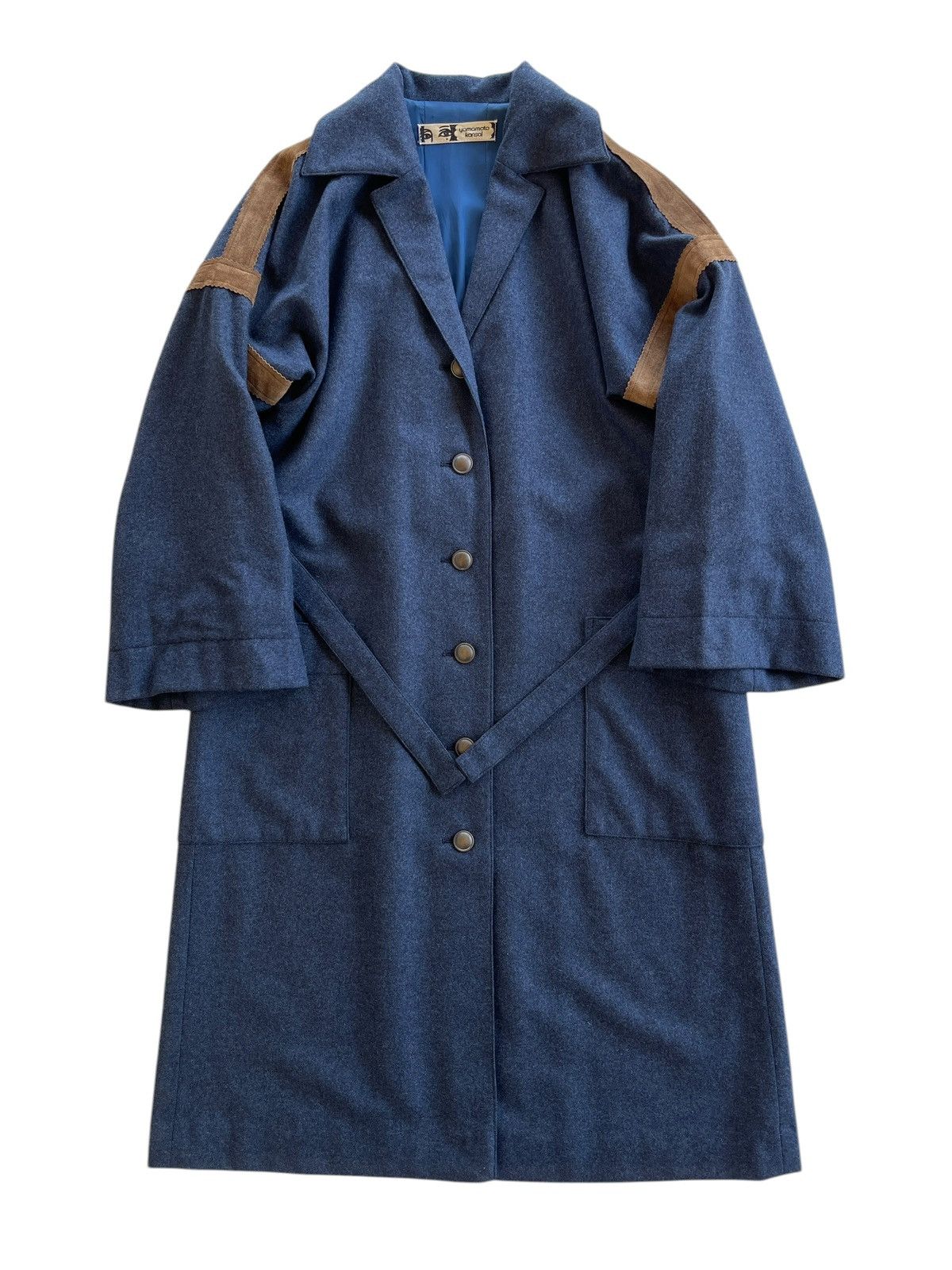 Kansai Yamamoto Kansai Yamamoto Belted Trench Coat Size M / US 6-8 / IT 42-44 - 2 Thumbnail
