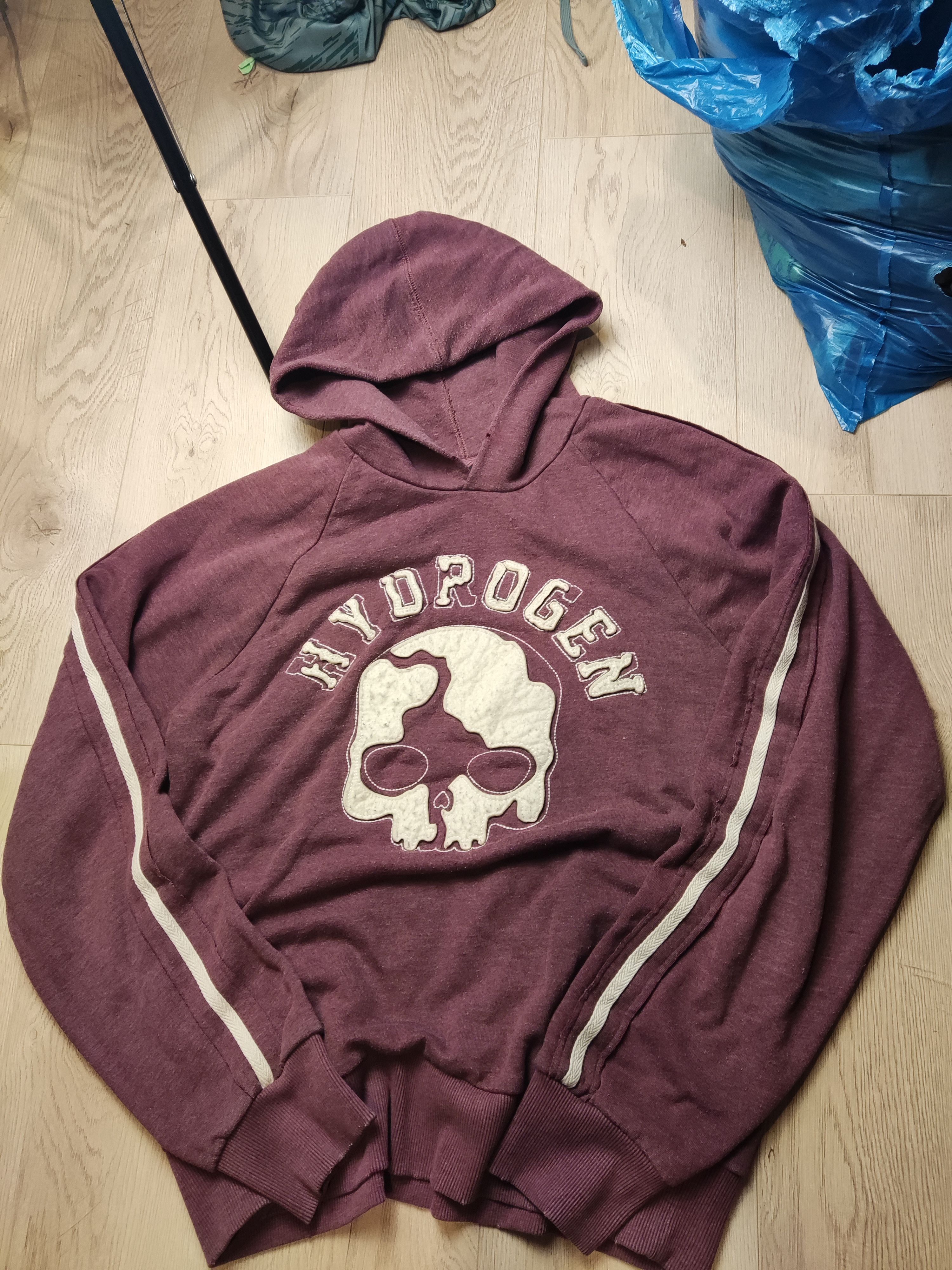 Hysteric Glamour HYDROGEN PATCHWORK SKULL HOODIES SWEATSHIRT Size US L / EU 52-54 / 3 - 17 Thumbnail