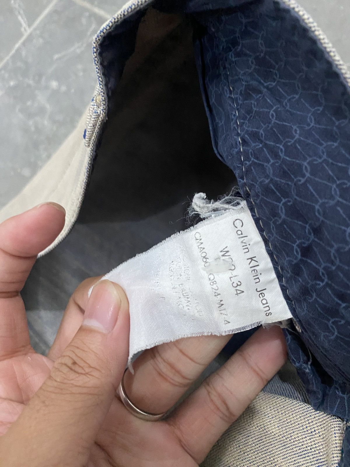 Calvin Klein Calvink Inspired Hedi Slimane Styled Size US 30 / EU 46 - 10 Thumbnail